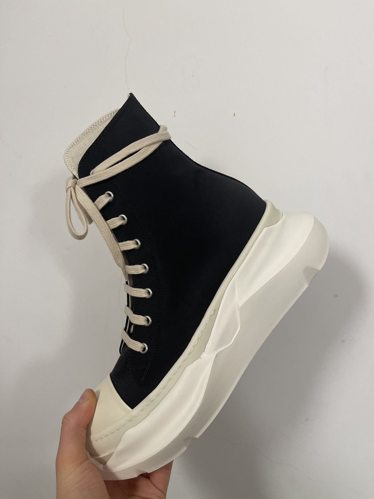 Rick Owens Drkshdw Rick Owens Drkshdw high abstract sneakers | Grailed