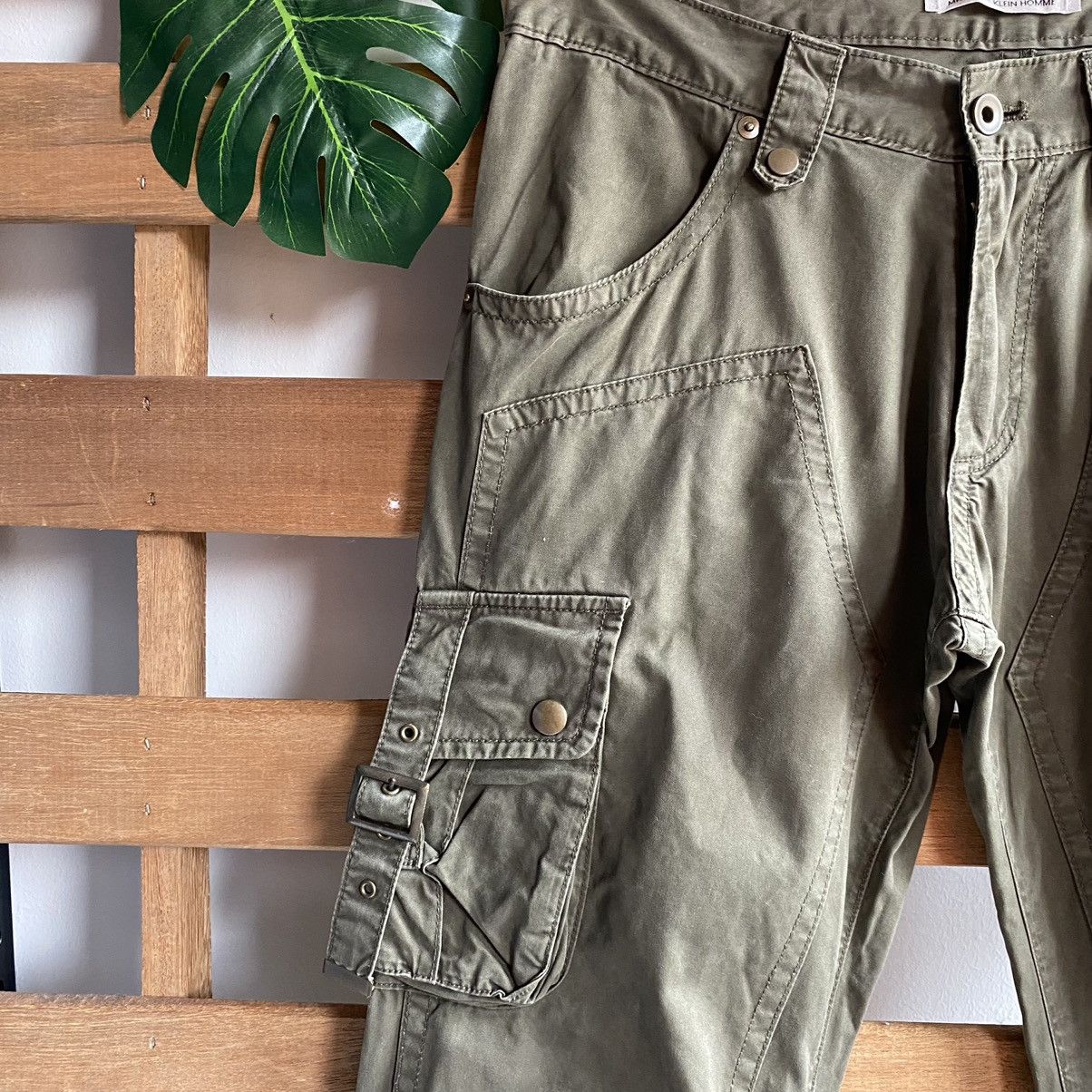 Japanese Brand Michel Klein Bondage Tactical Cargo Pants Kapital Style Size US 31 - 5 Thumbnail