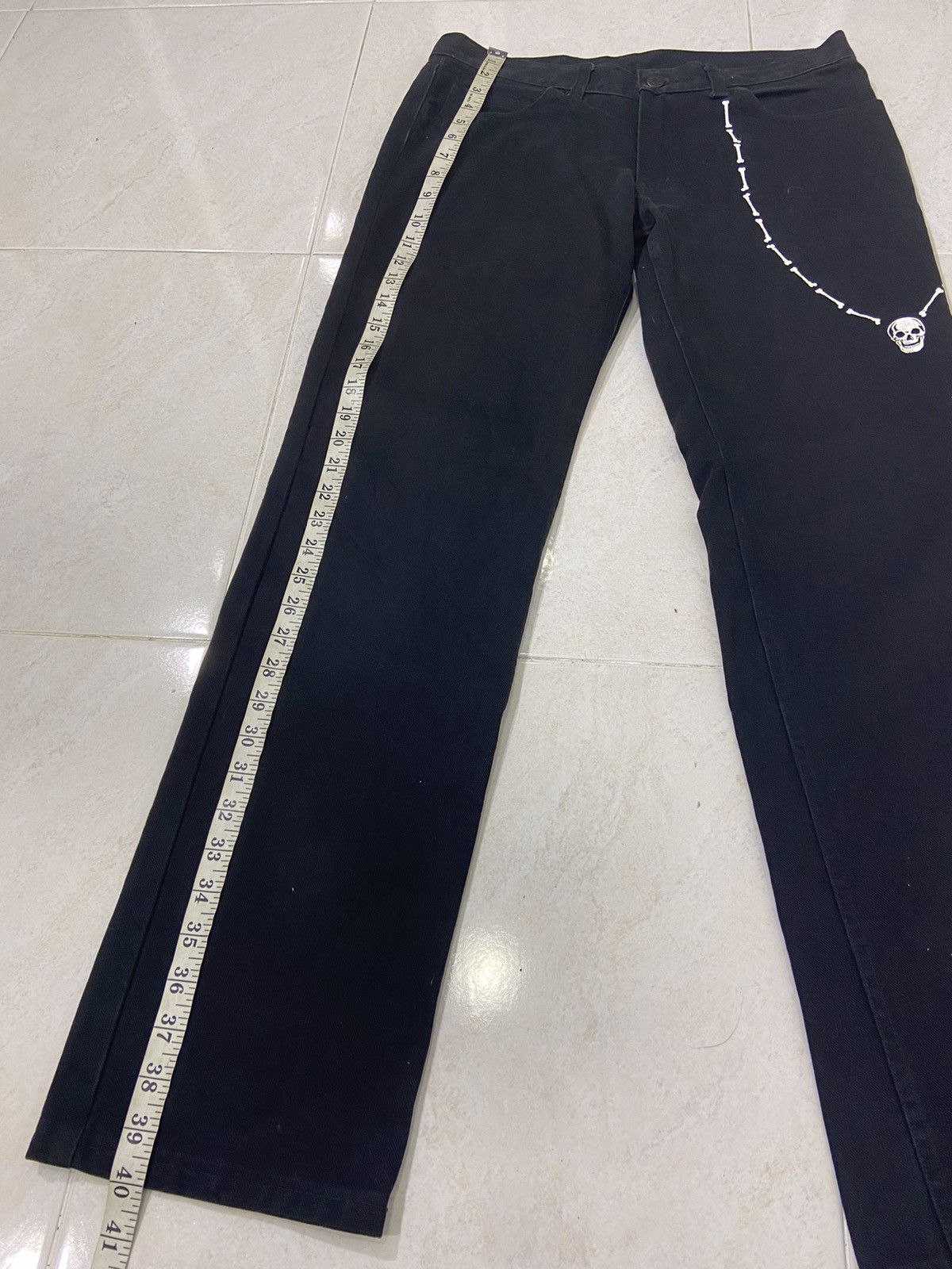 Vintage Japanese Punk Design Sedionaries Japan Black Jeans Size 31 Size US 31 - 19 Thumbnail
