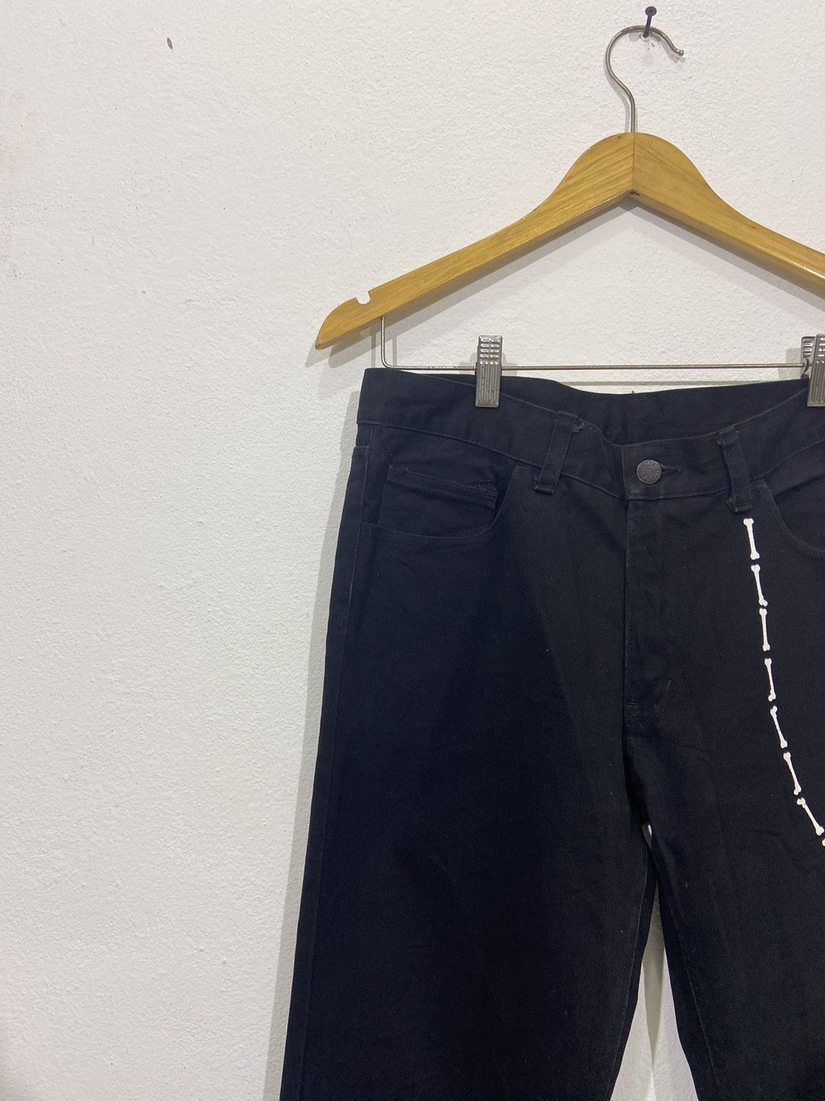 Vintage Japanese Punk Design Sedionaries Japan Black Jeans Size 31 Size US 31 - 10 Thumbnail