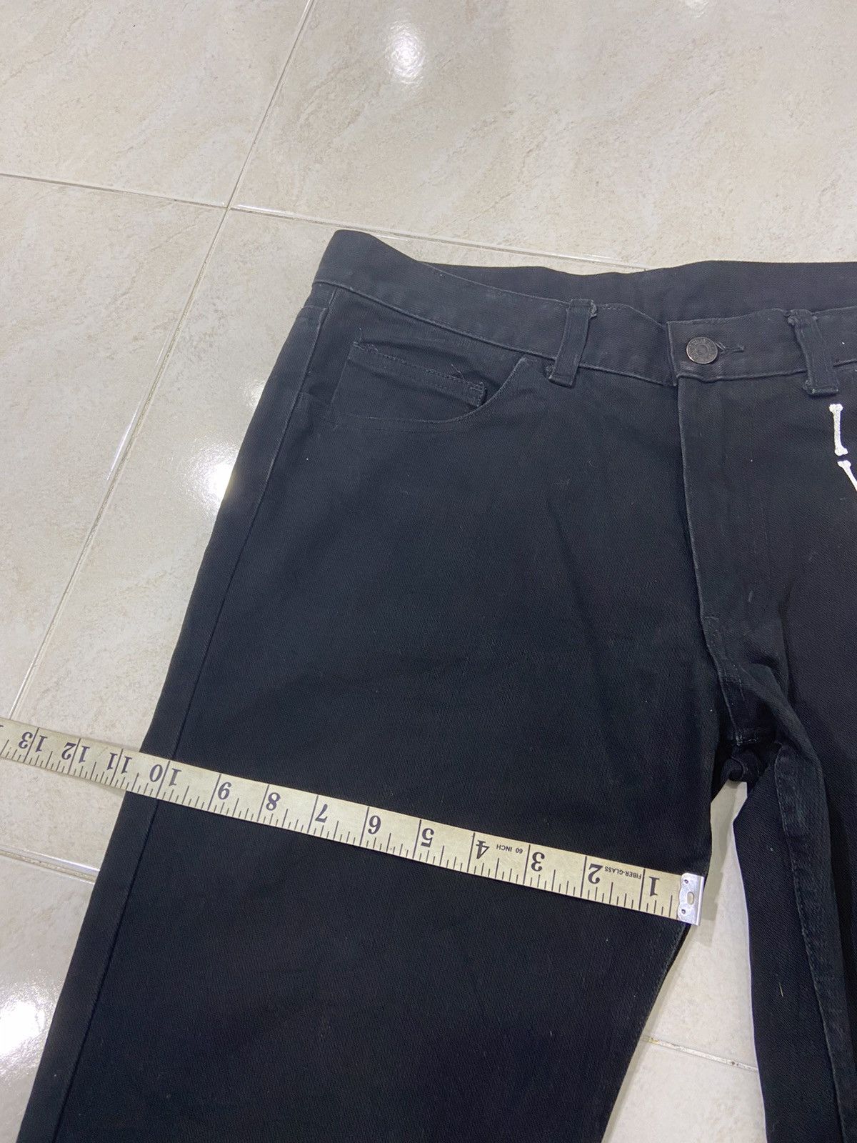 Vintage Japanese Punk Design Sedionaries Japan Black Jeans Size 31 Size US 31 - 21 Thumbnail