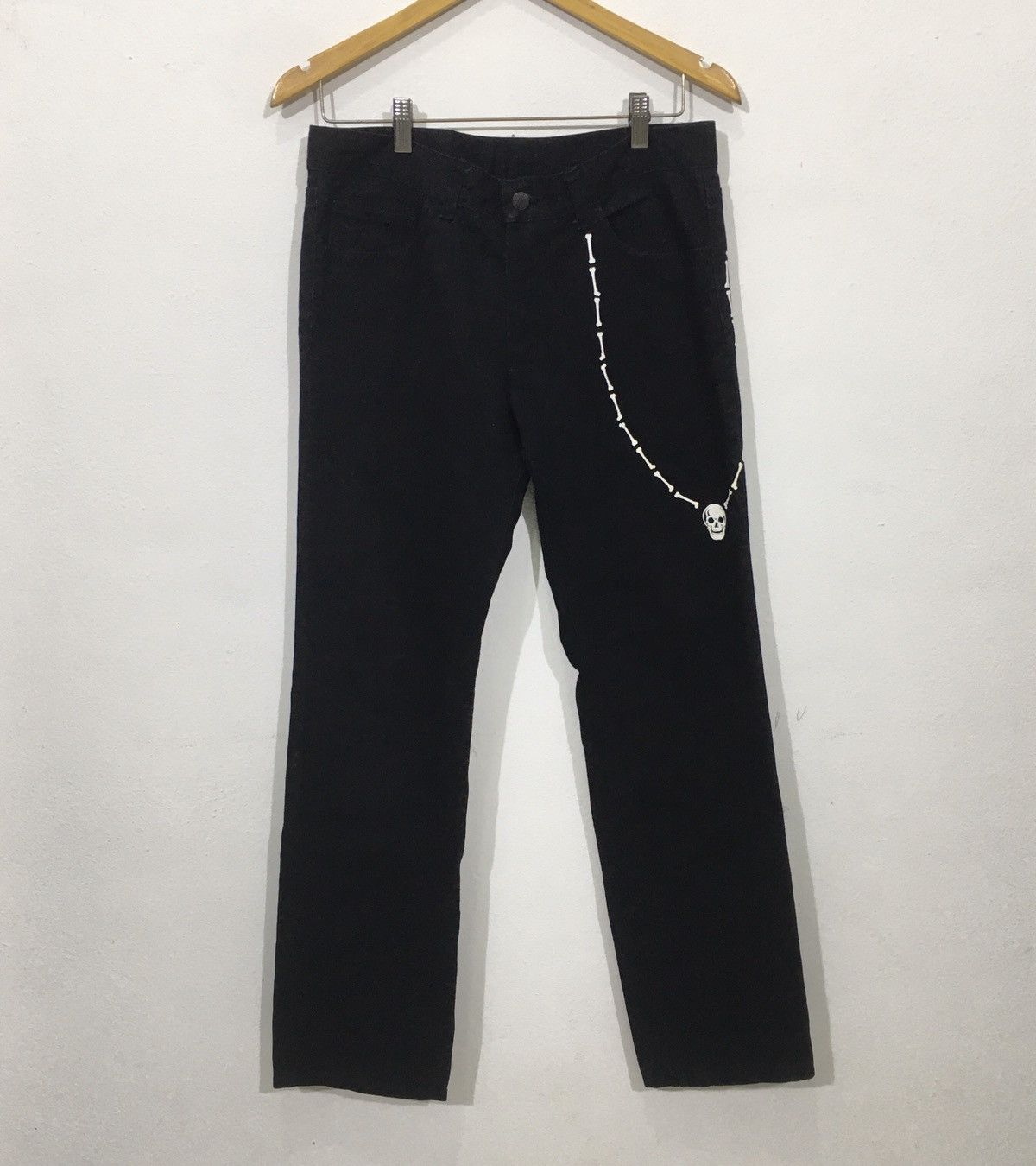 Vintage Japanese Punk Design Sedionaries Japan Black Jeans Size 31 Size US 31 - 2 Thumbnail