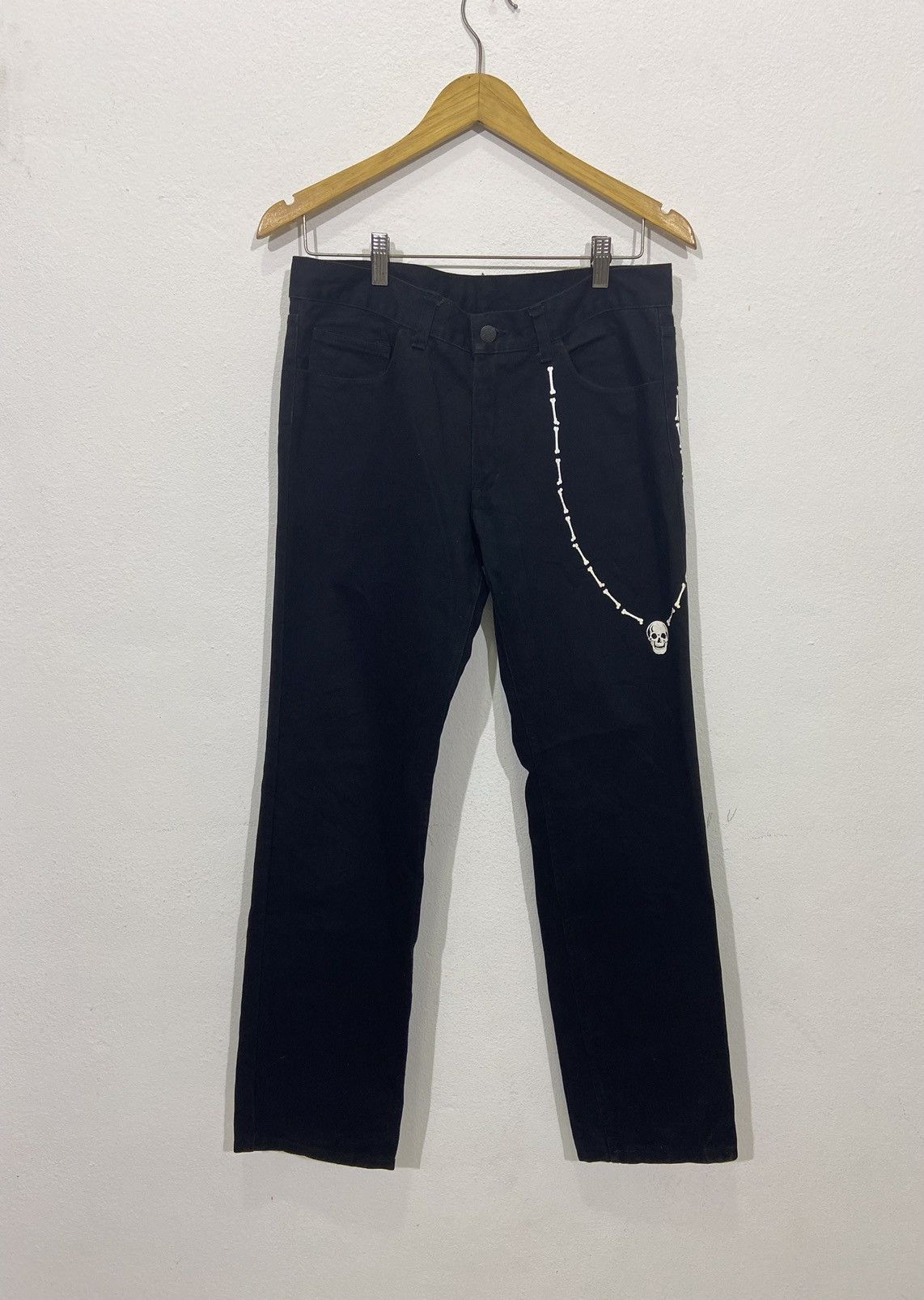 Vintage Japanese Punk Design Sedionaries Japan Black Jeans Size 31 Size US 31 - 8 Thumbnail