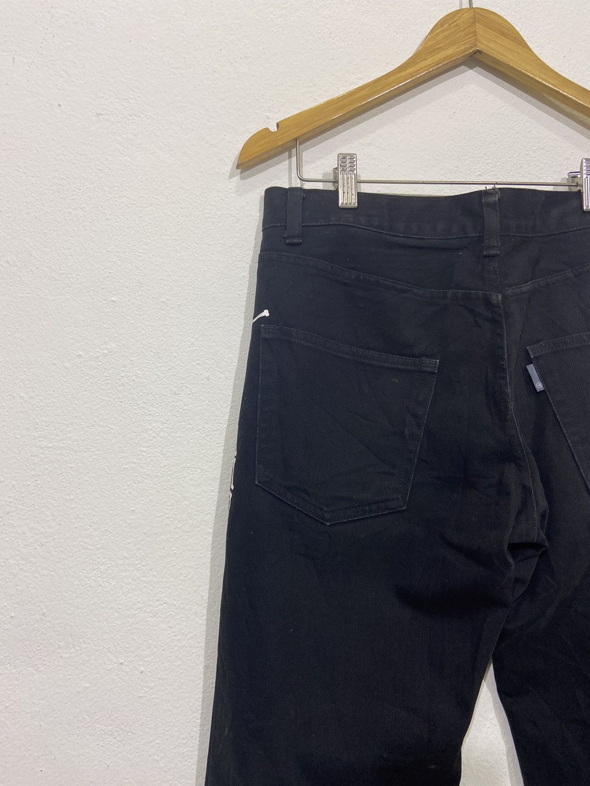Vintage Japanese Punk Design Sedionaries Japan Black Jeans Size 31 Size US 31 - 15 Thumbnail