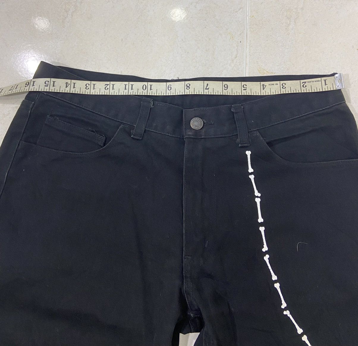 Vintage Japanese Punk Design Sedionaries Japan Black Jeans Size 31 Size US 31 - 22 Thumbnail