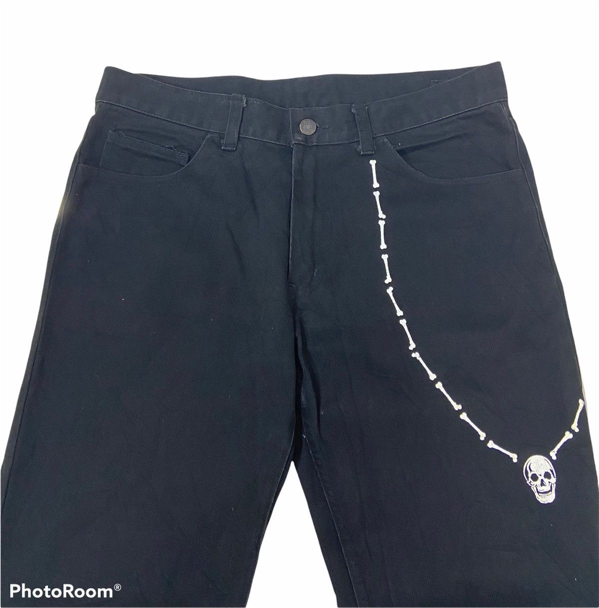 Vintage Japanese Punk Design Sedionaries Japan Black Jeans Size 31 Size US 31 - 1 Thumbnail