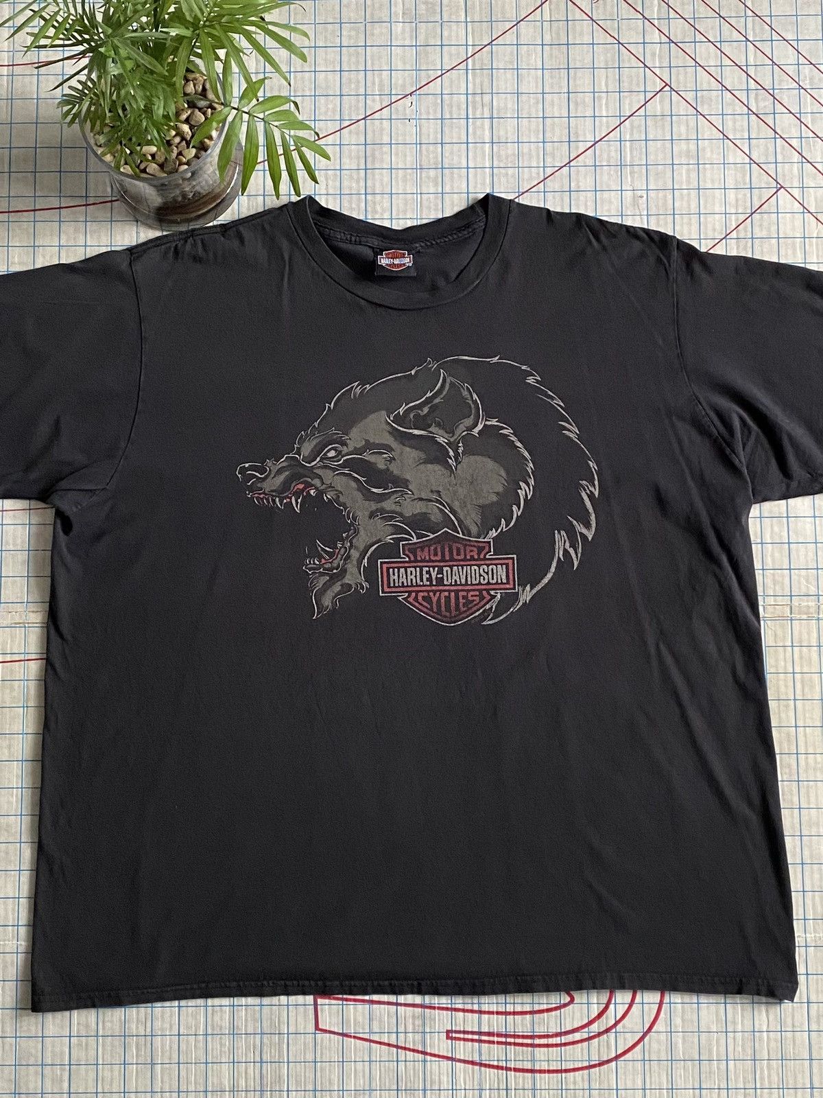 Harley Davidson Harley Davidson Lone Wolf Spokane Washington Tee Fits XXL Size US XXL / EU 58 / 5 - 1 Thumbnail