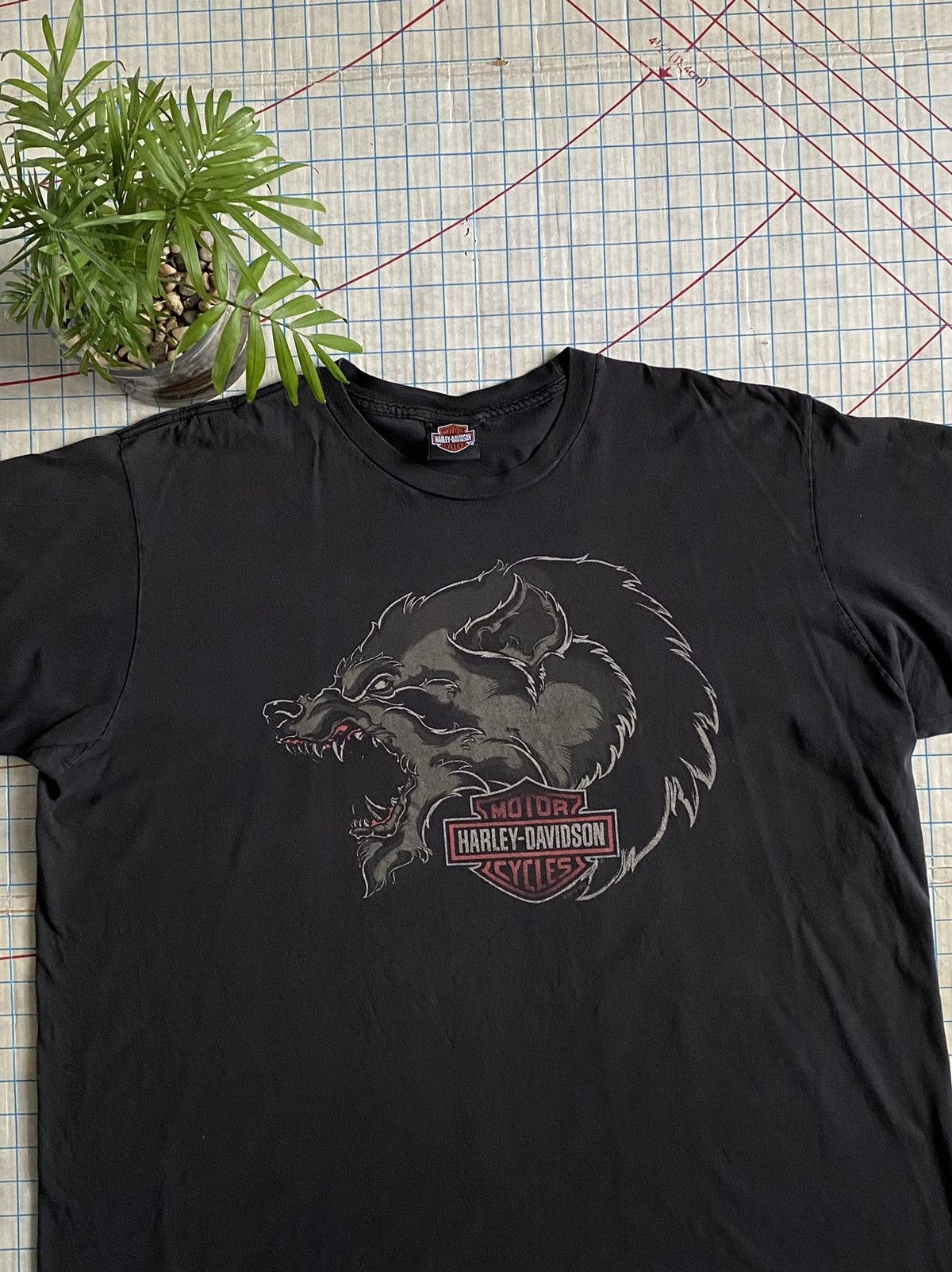 Harley Davidson Harley Davidson Lone Wolf Spokane Washington Tee Fits XXL Size US XXL / EU 58 / 5 - 3 Thumbnail