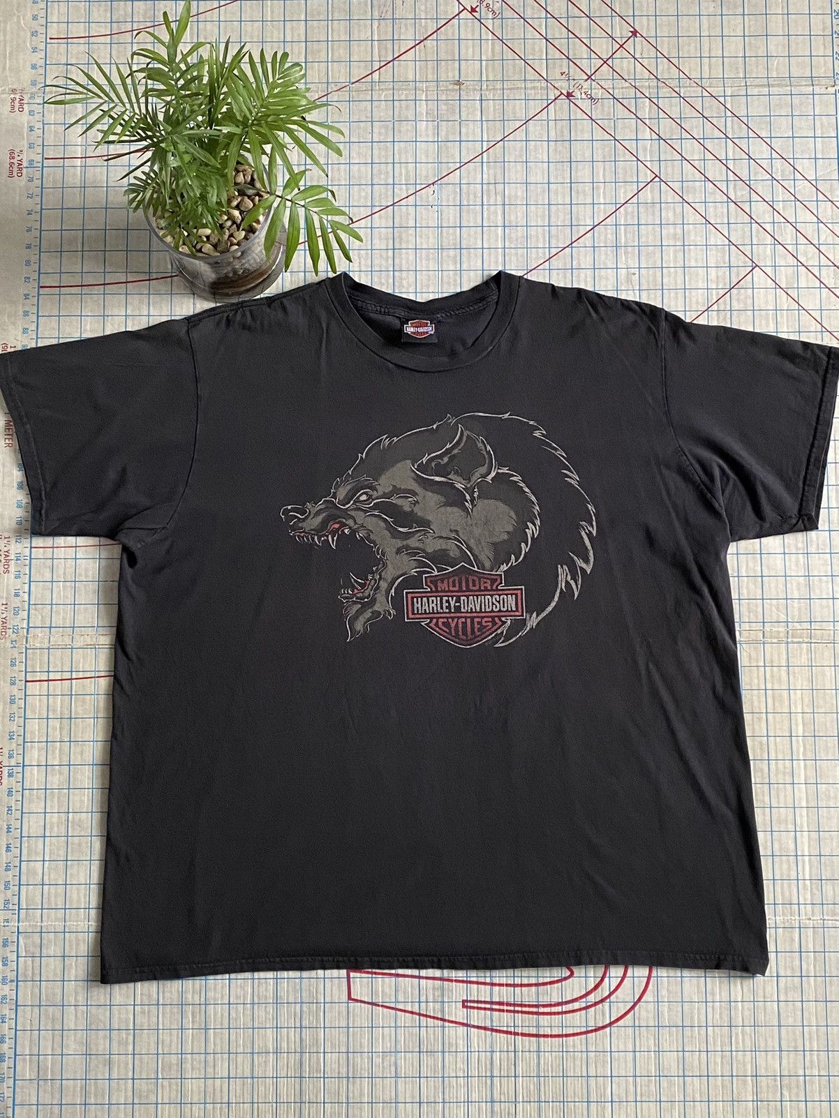 Harley Davidson Harley Davidson Lone Wolf Spokane Washington Tee Fits XXL Size US XXL / EU 58 / 5 - 2 Thumbnail