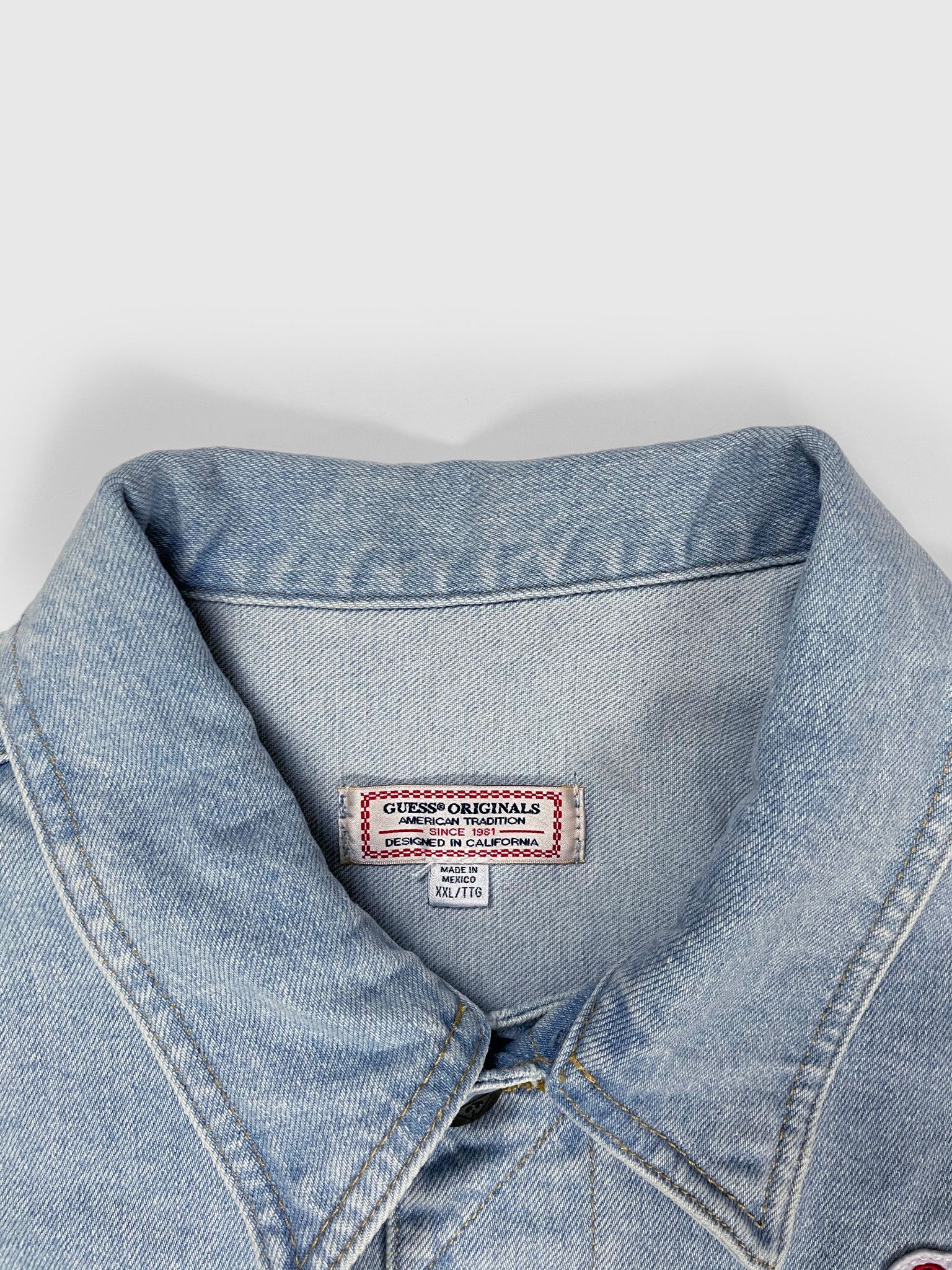 Guess Vintage Special Edition Seinfeld Denim Jacket Size US XXL / EU 58 / 5 - 4 Thumbnail