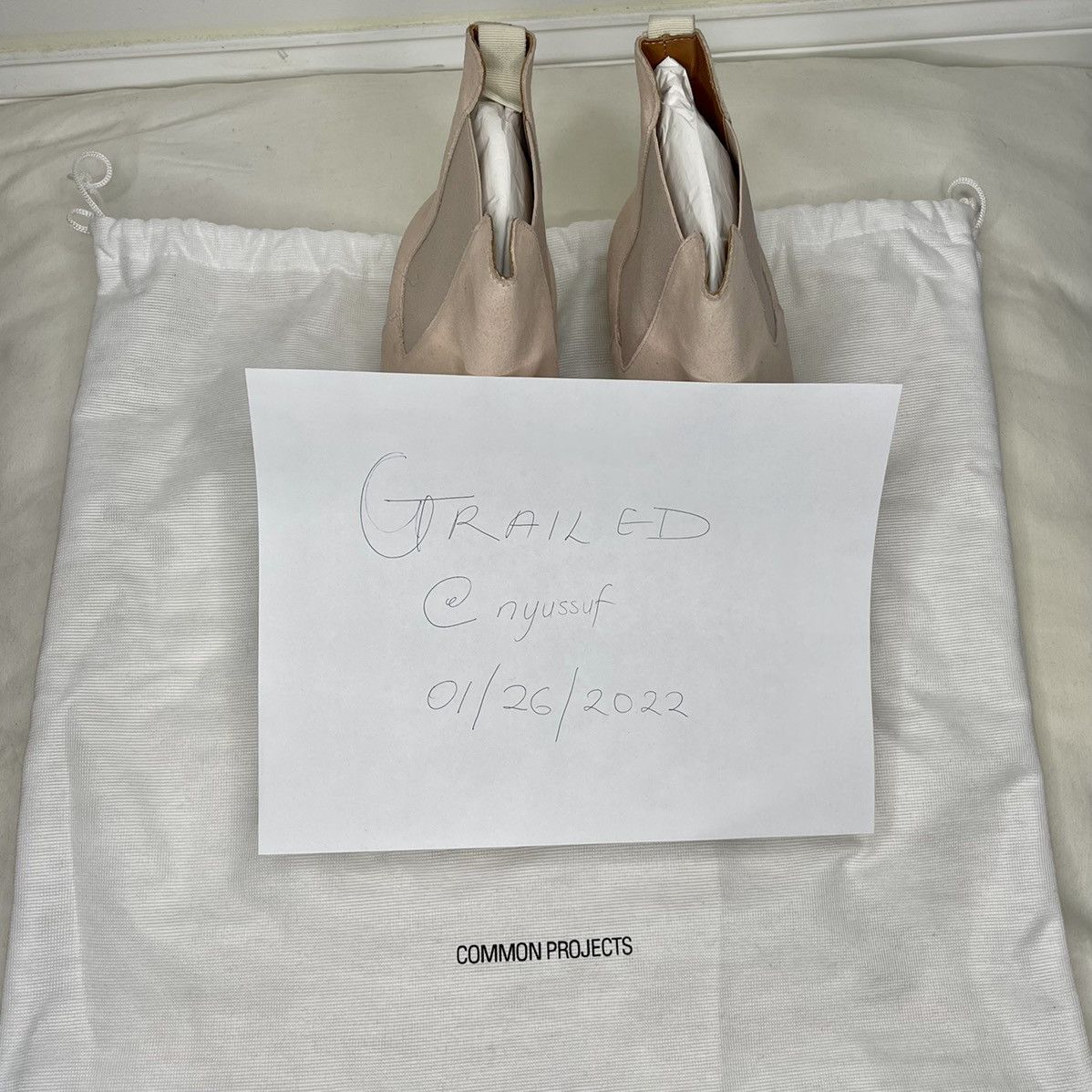 Common Projects Common Projects Chelsea Boot in Suede Blush Size US 12 / EU 45 - 14 Thumbnail