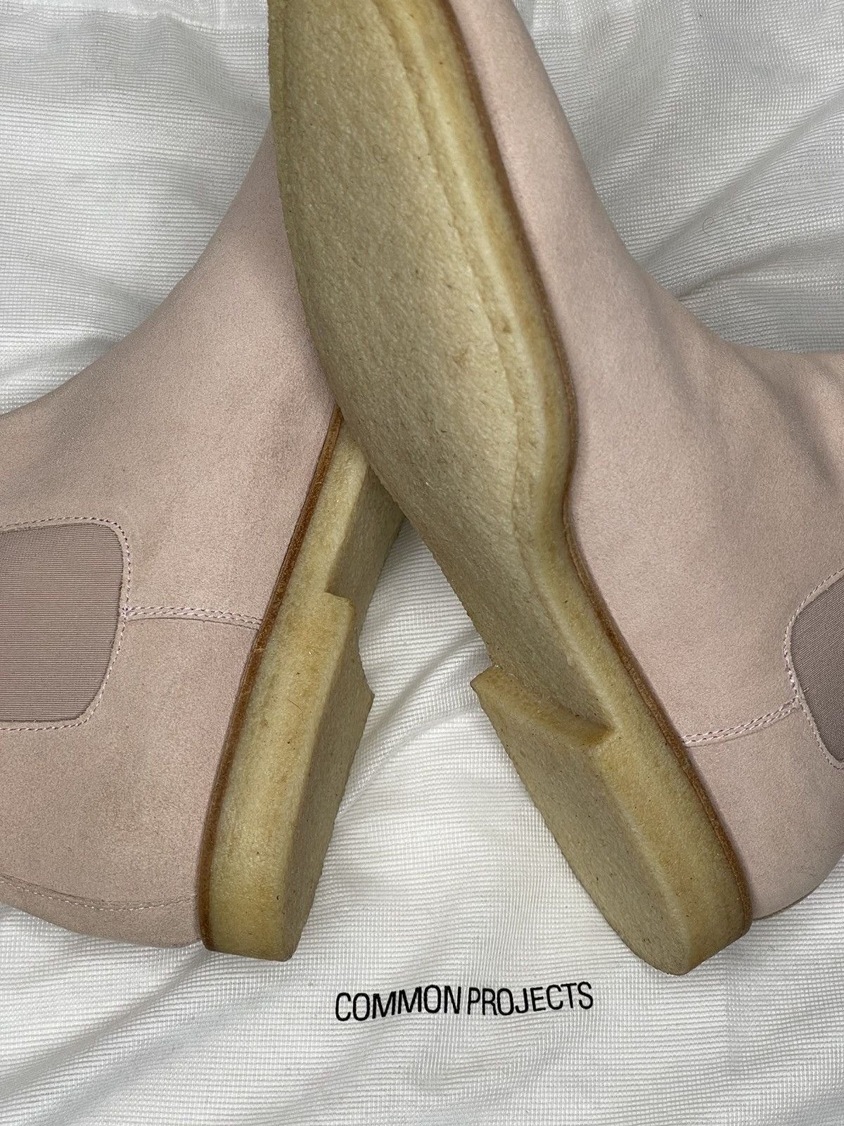 Common Projects Common Projects Chelsea Boot in Suede Blush Size US 12 / EU 45 - 13 Thumbnail