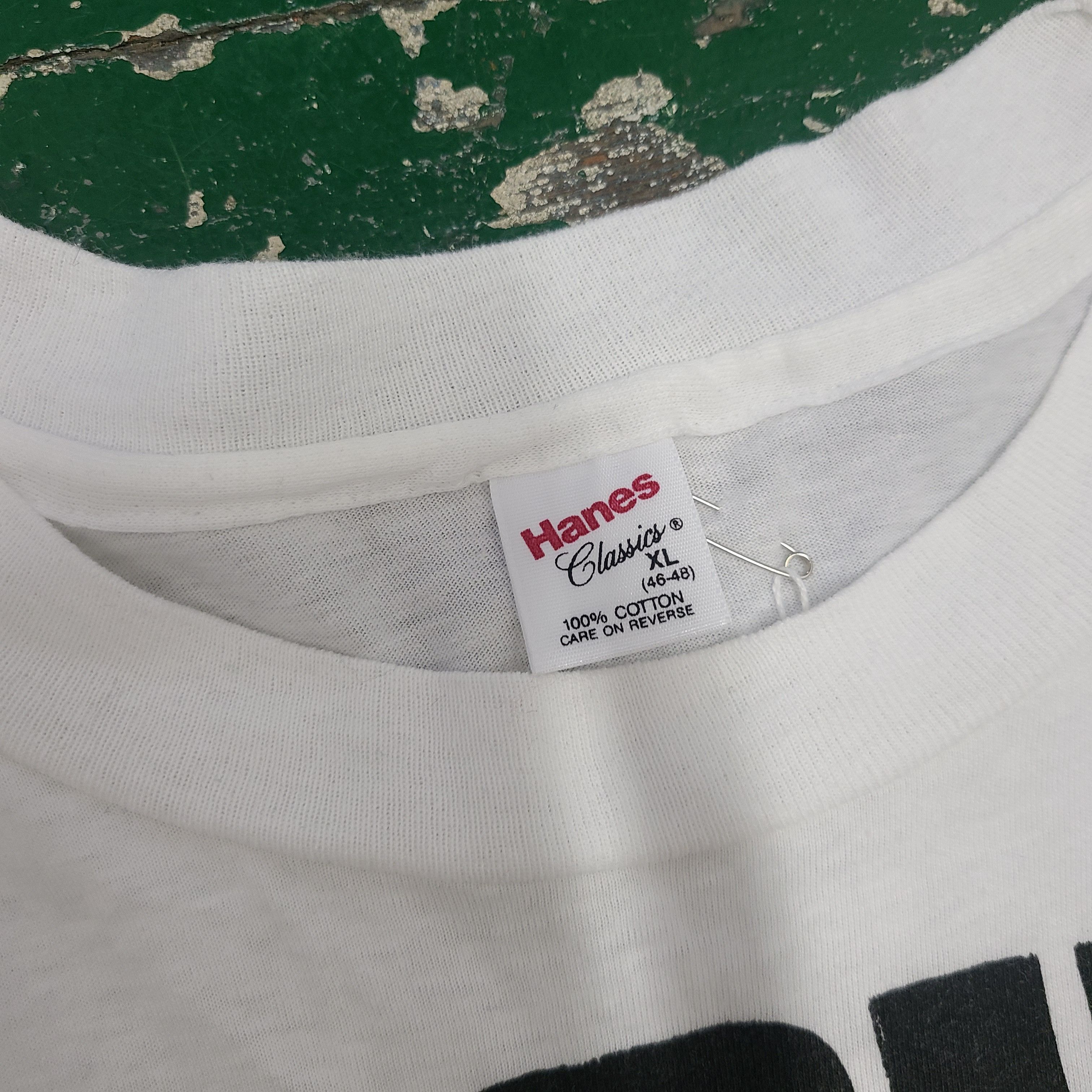Vintage Malcom x early 90s fight racism t shirt Size US XL / EU 56 / 4 - 2 Thumbnail