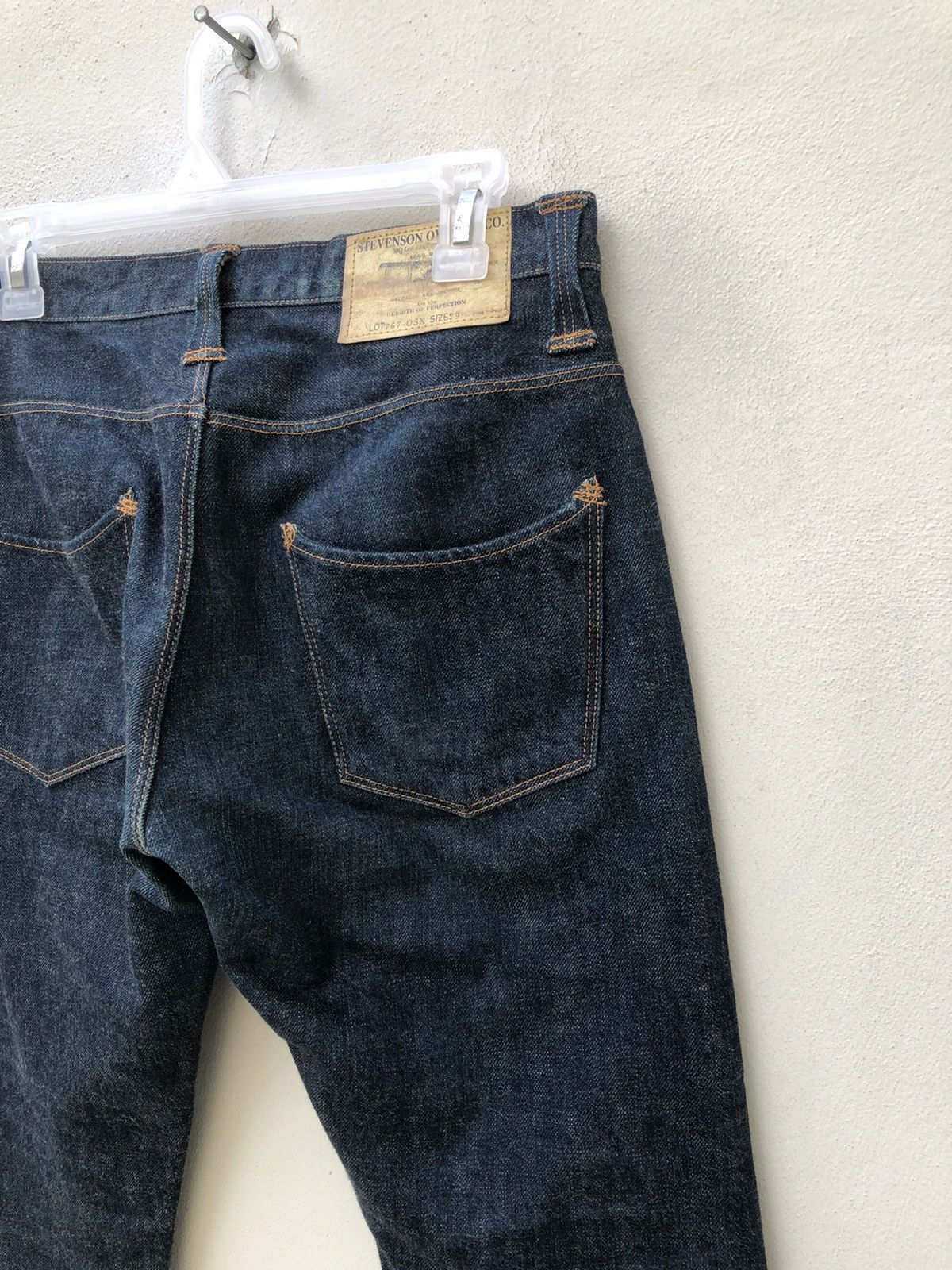 Stevenson Overall Co. Stevenson Overall Japan Lot 767-OSX Denim Selvedge Jeans Size US 29 - 17 Thumbnail