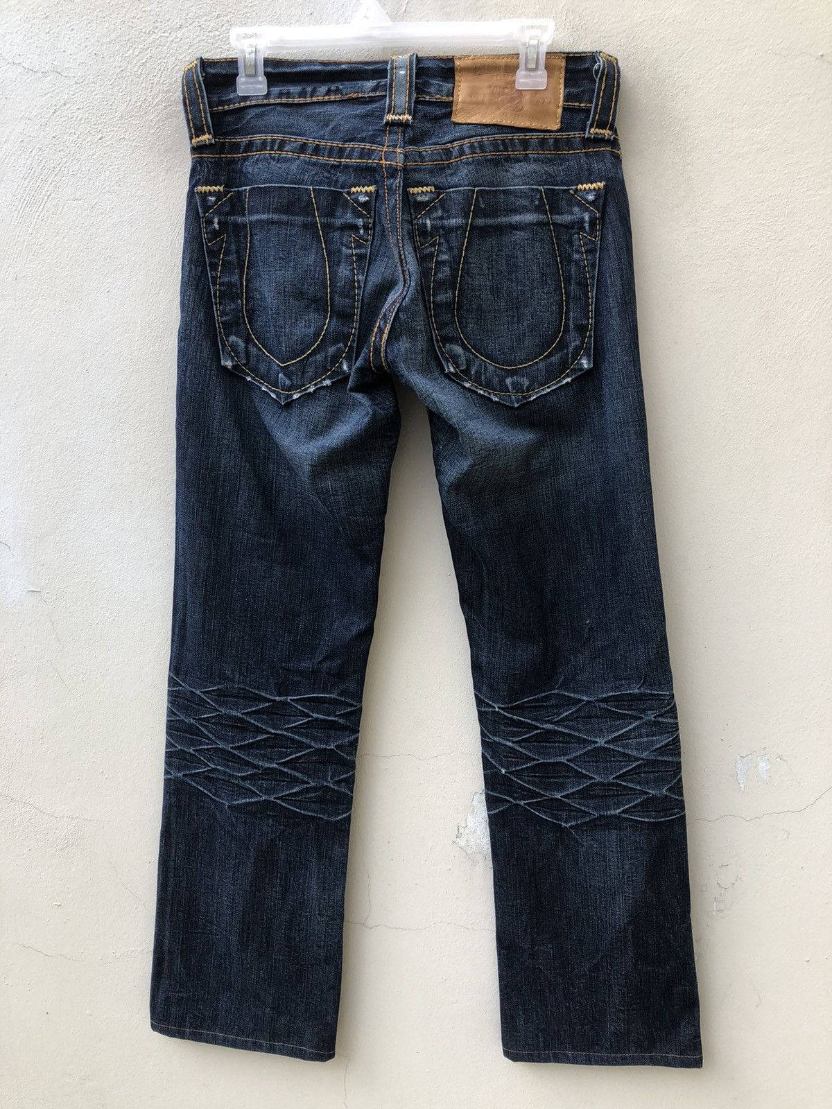 True Religion Vintage 2000s True Religion Usa Rips Distressed Denim Jeans Size US 29 - 16 Thumbnail