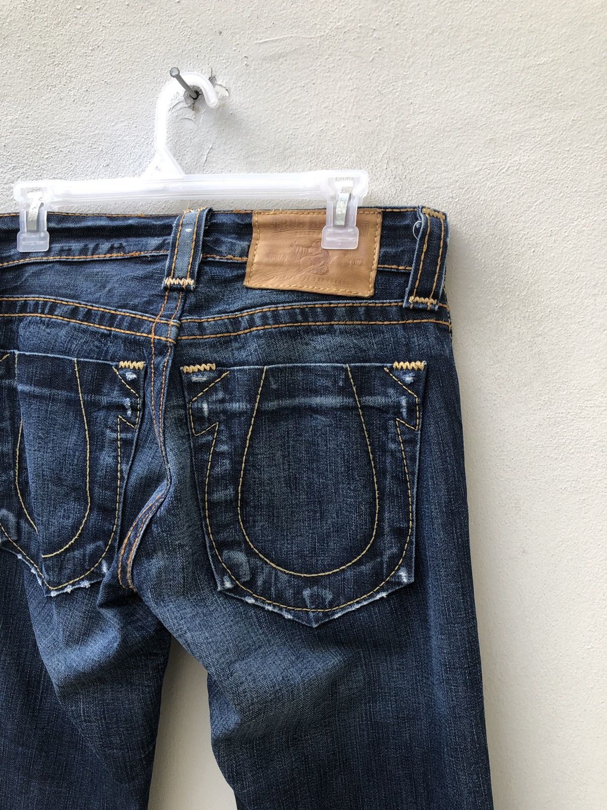 True Religion Vintage 2000s True Religion Usa Rips Distressed Denim Jeans Size US 29 - 20 Thumbnail