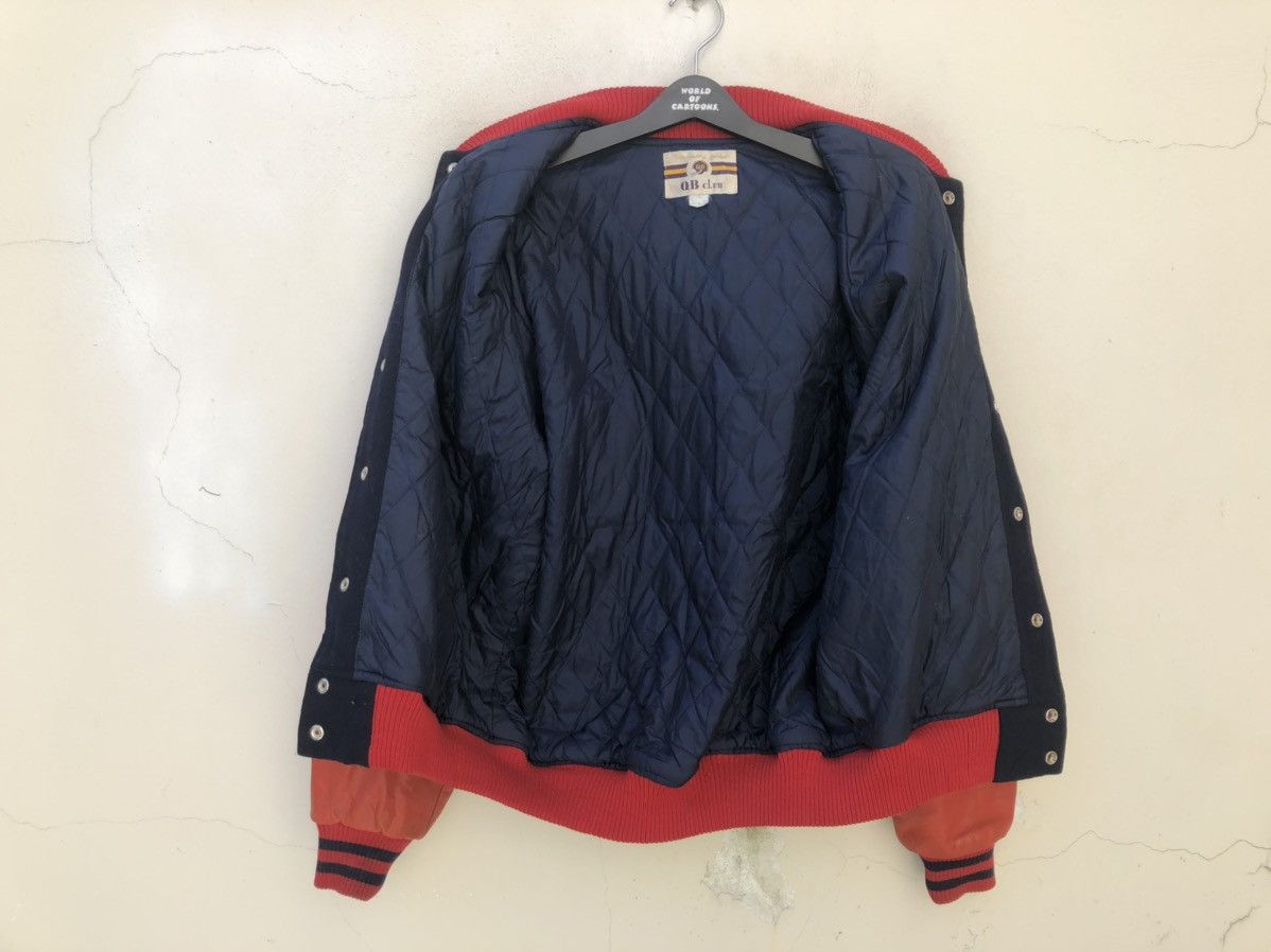 Leather Vintage 90s MIRV Ski Racing Team QB Club Varsity Jacket Size US M / EU 48-50 / 2 - 21 Thumbnail