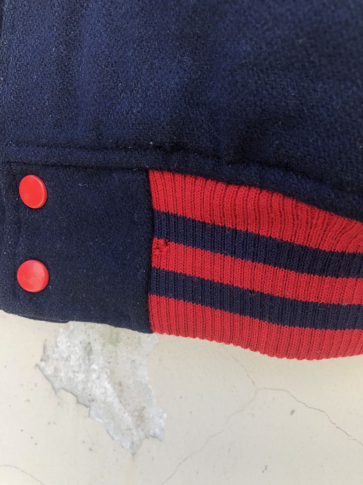 Leather Vintage 90s MIRV Ski Racing Team QB Club Varsity Jacket Size US M / EU 48-50 / 2 - 10 Thumbnail