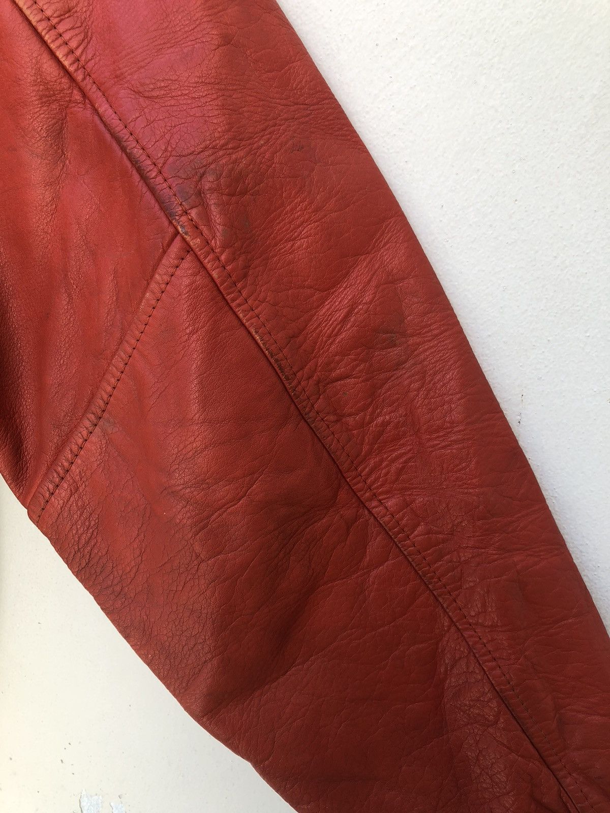 Leather Vintage 90s MIRV Ski Racing Team QB Club Varsity Jacket Size US M / EU 48-50 / 2 - 17 Thumbnail