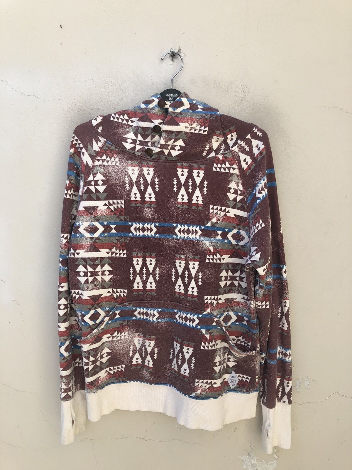 go slow caravan GSC Union Made Aztec Navajo Pattern Hoodie Sweatshirt Size US L / EU 52-54 / 3 - 10 Thumbnail