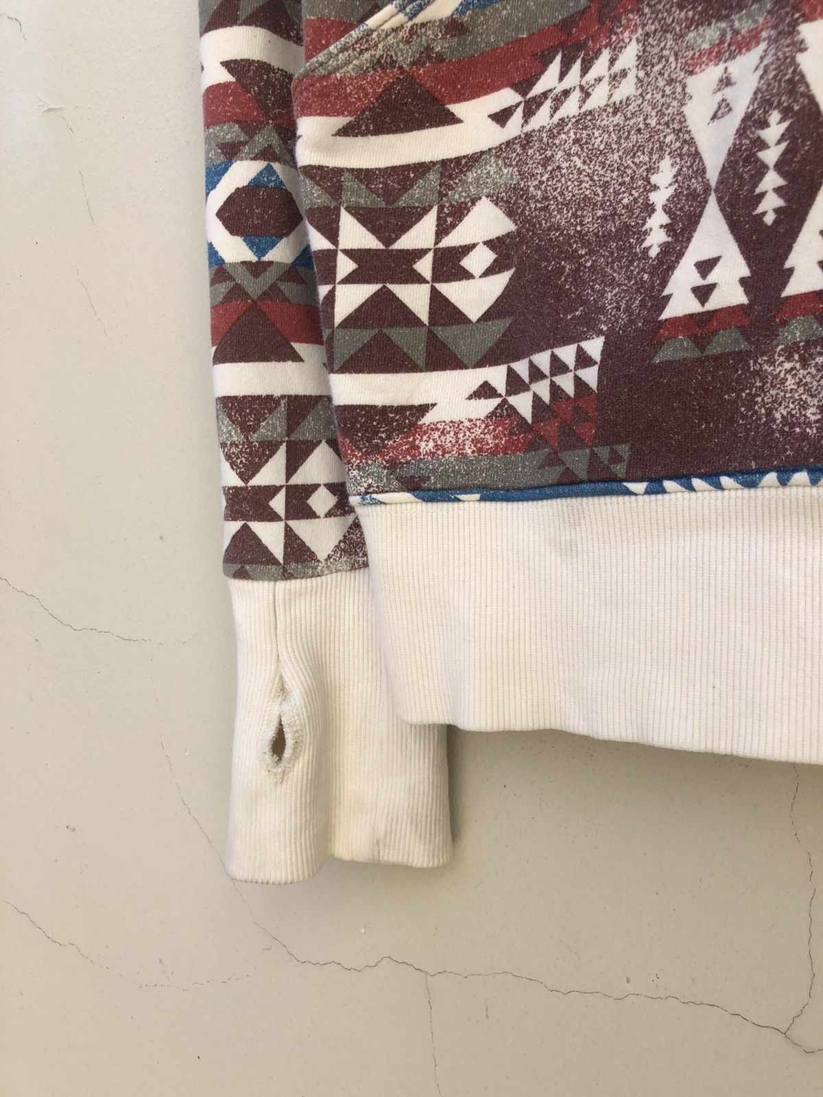 go slow caravan GSC Union Made Aztec Navajo Pattern Hoodie Sweatshirt Size US L / EU 52-54 / 3 - 5 Thumbnail