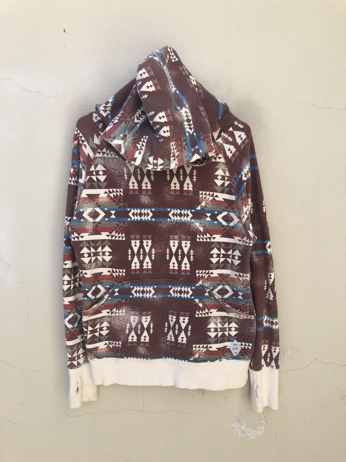 go slow caravan GSC Union Made Aztec Navajo Pattern Hoodie Sweatshirt Size US L / EU 52-54 / 3 - 3 Thumbnail