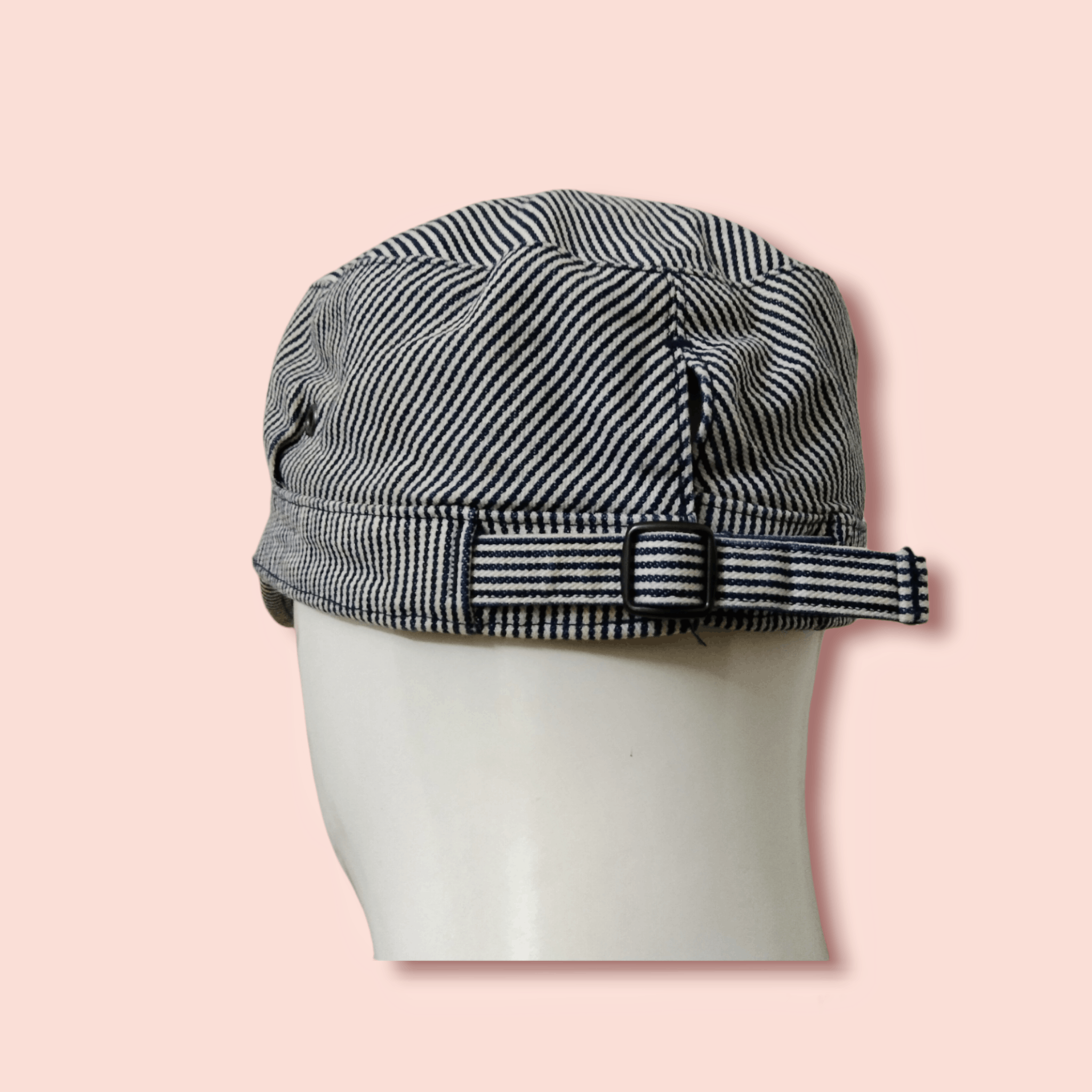 Japanese Brand × Jun Takahashi × Uniqlo VINTAGE UNIQLO HICKORY STRIPES WORKER ARMY HAT Size ONE SIZE - 8 Thumbnail