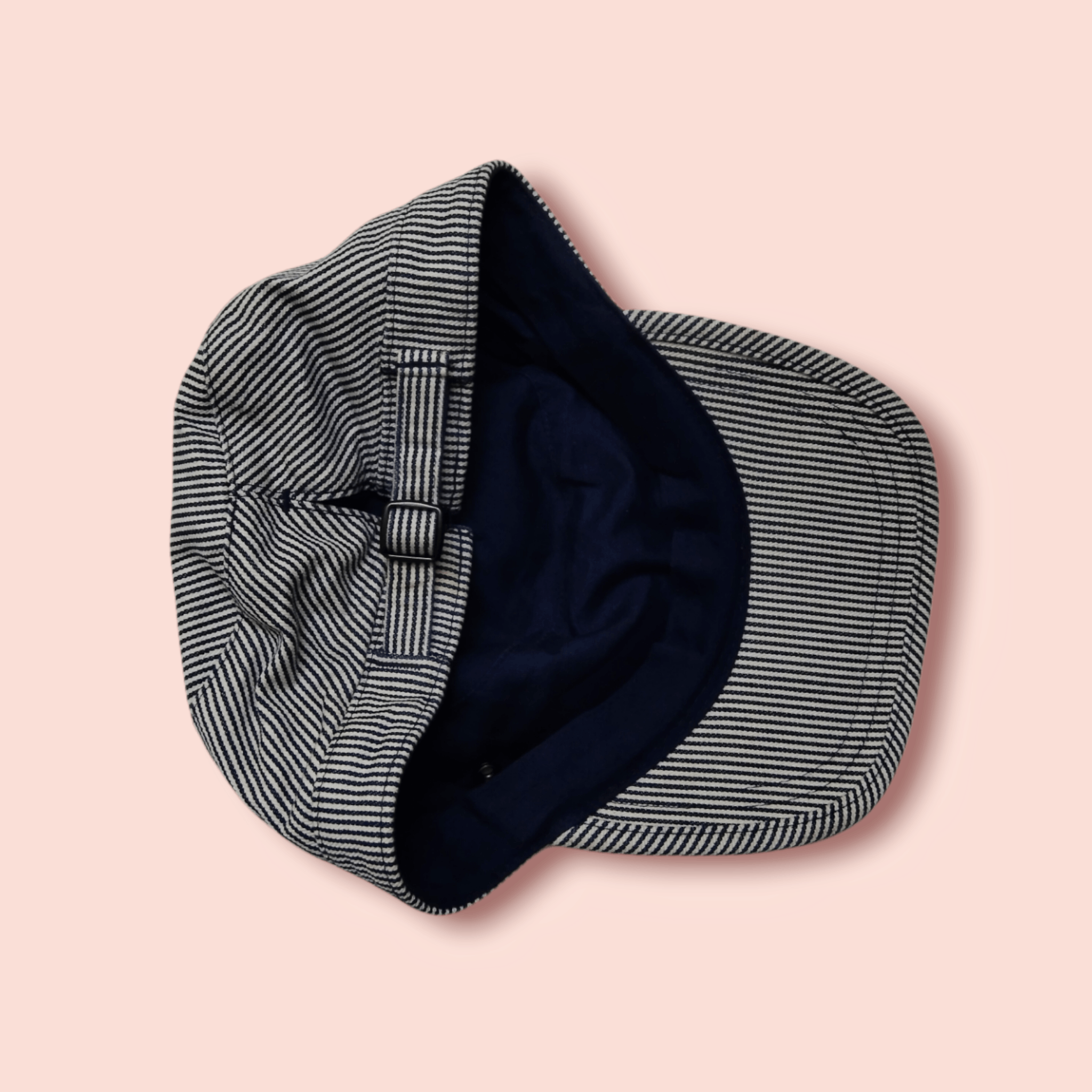 Japanese Brand × Jun Takahashi × Uniqlo VINTAGE UNIQLO HICKORY STRIPES WORKER ARMY HAT Size ONE SIZE - 11 Thumbnail