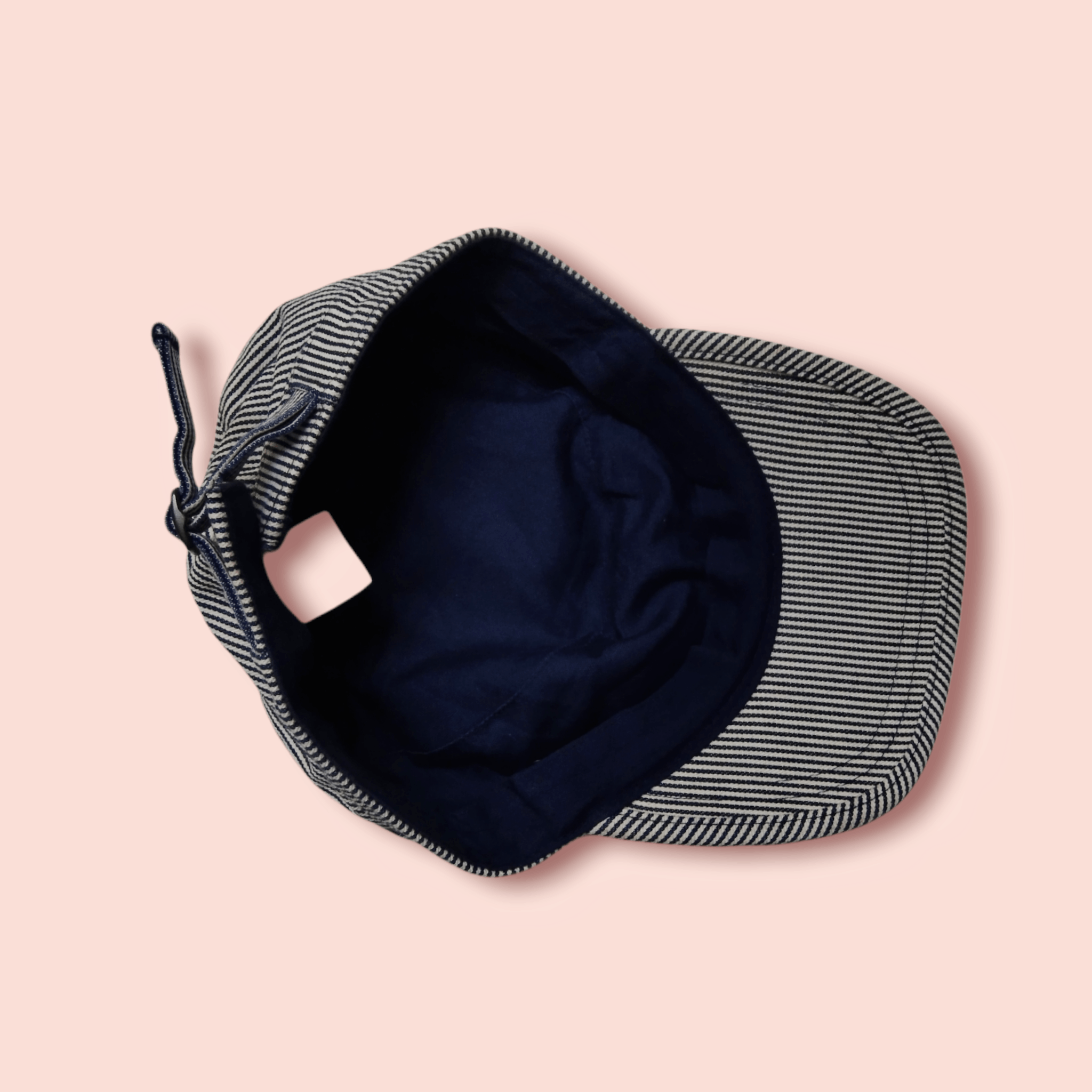 Japanese Brand × Jun Takahashi × Uniqlo VINTAGE UNIQLO HICKORY STRIPES WORKER ARMY HAT Size ONE SIZE - 12 Thumbnail