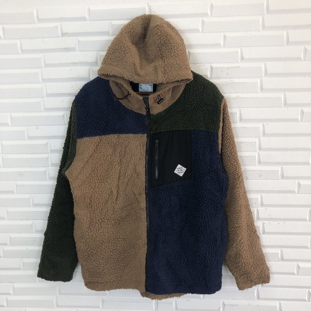 Japanese Brand × Vintage POWER TO THE PEOPLE FLEECE HOODIE JACKET Size US M / EU 48-50 / 2 - 1 Thumbnail