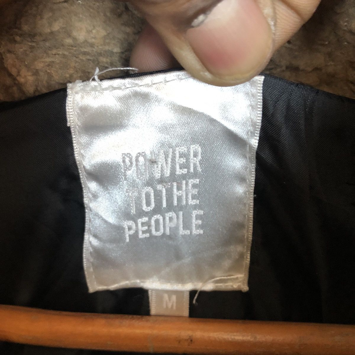Japanese Brand × Vintage POWER TO THE PEOPLE FLEECE HOODIE JACKET Size US M / EU 48-50 / 2 - 8 Thumbnail