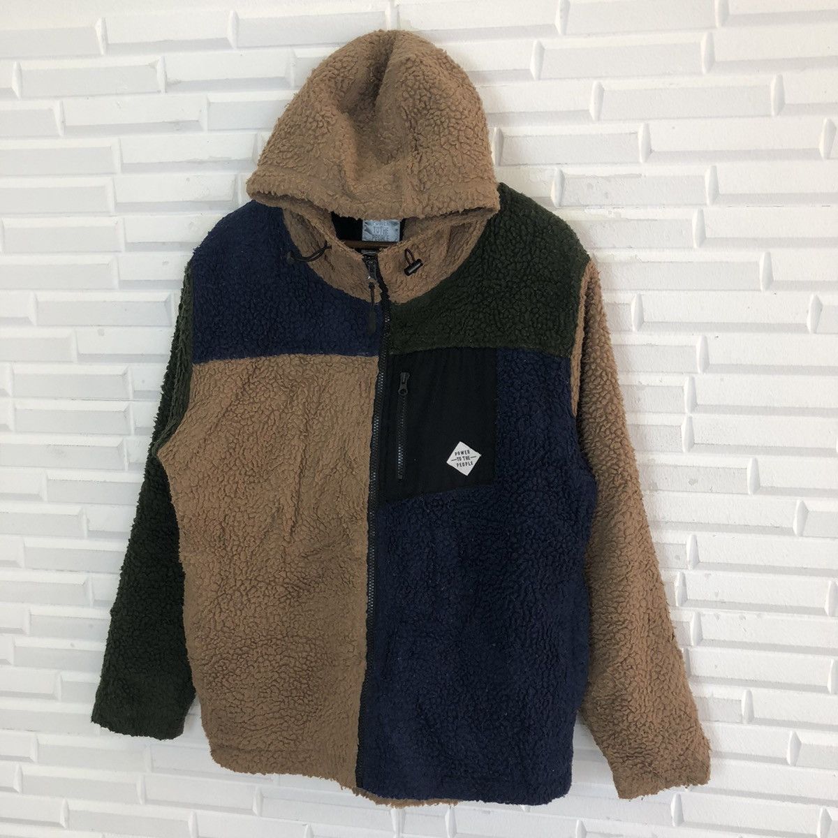 Japanese Brand × Vintage POWER TO THE PEOPLE FLEECE HOODIE JACKET Size US M / EU 48-50 / 2 - 3 Thumbnail