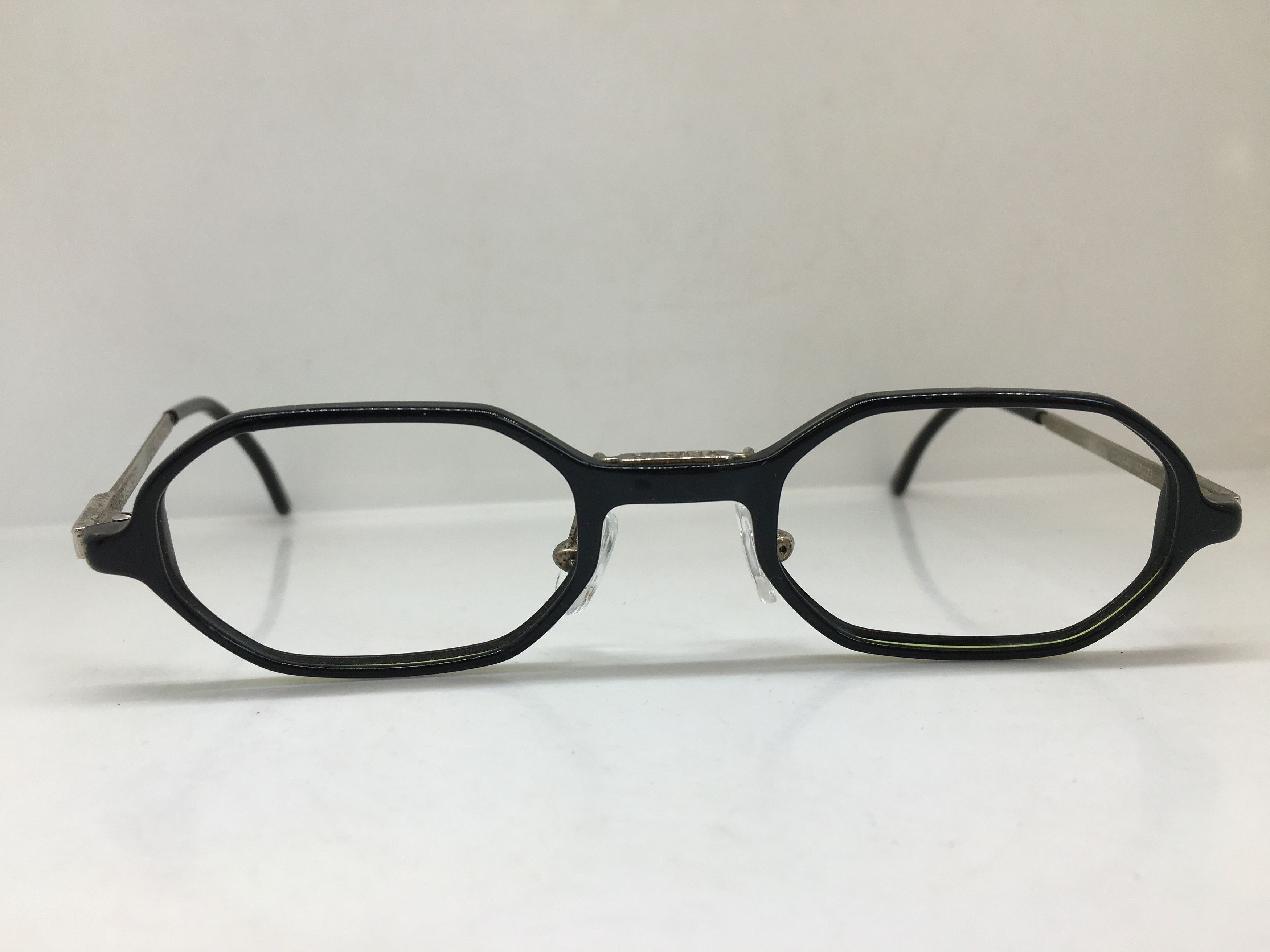 Versus Vintage Versus Black Polygon RX Eyeglasses Frame | Grailed