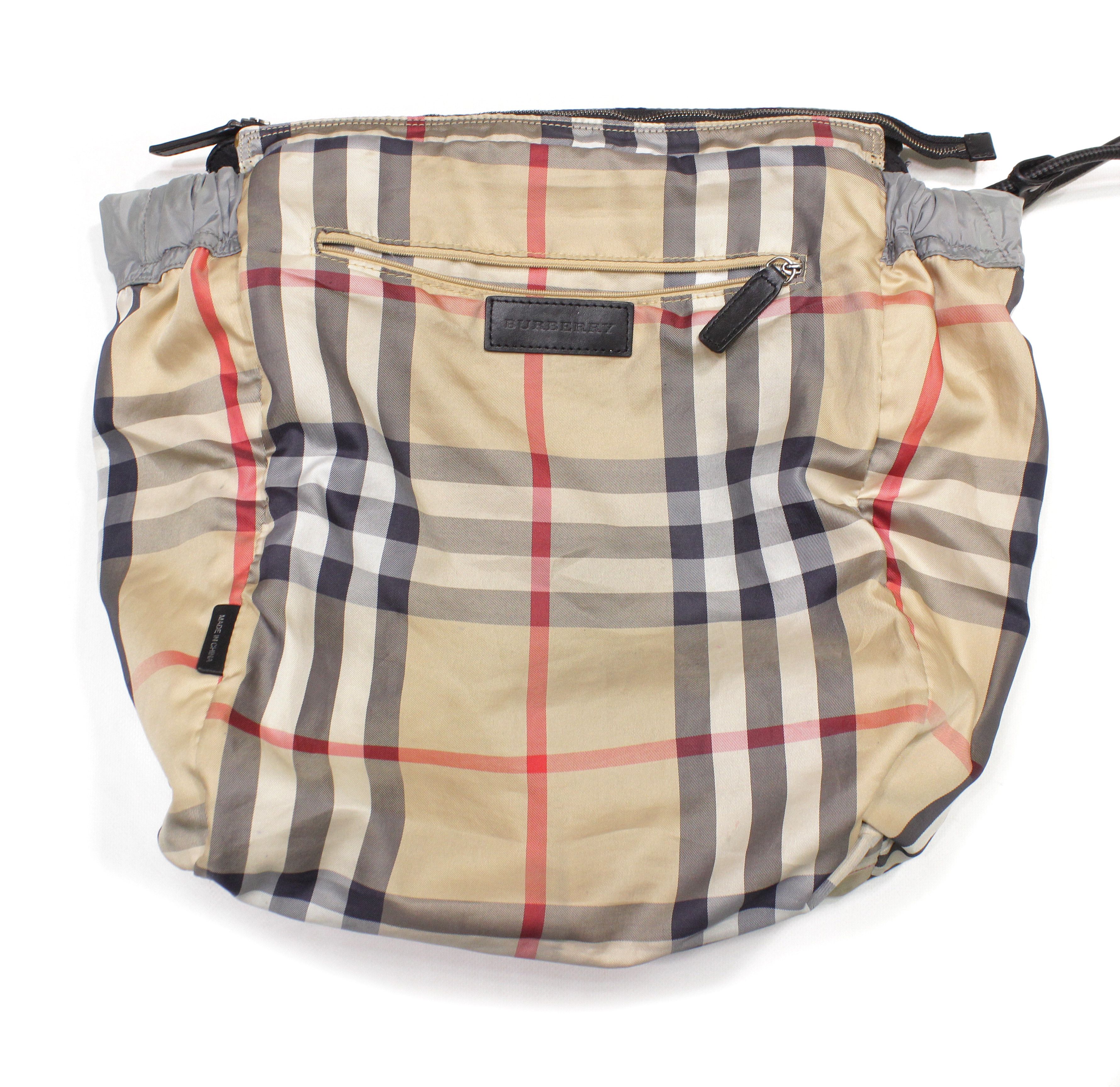 Burberry Logo Nylon Nova Check Inside Bag Size ONE SIZE - 3 Thumbnail