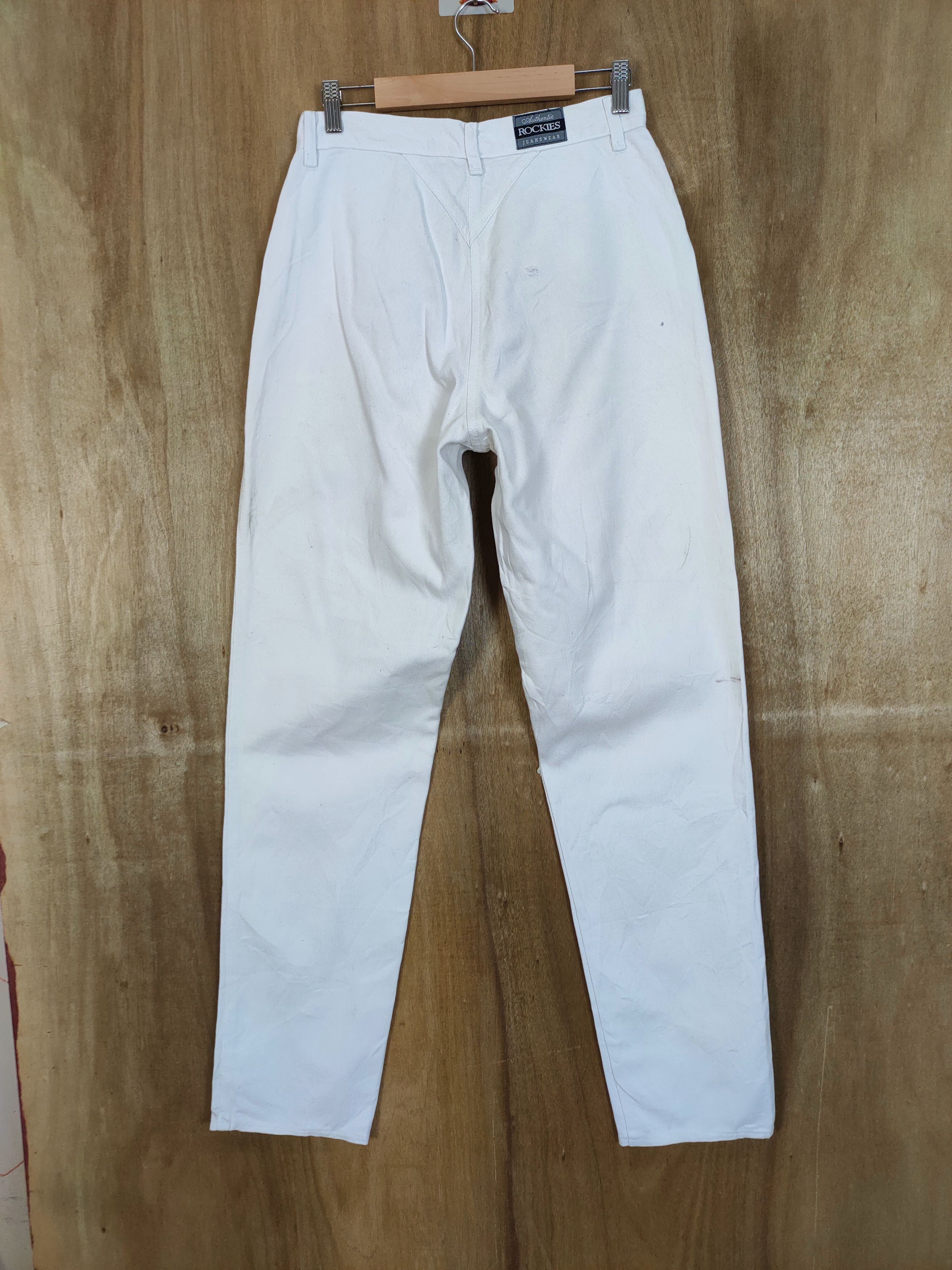 Japanese Brand ROCKIES WHITE JEANS DENIM PANTS Size US 26 / EU 42 - 7 Thumbnail