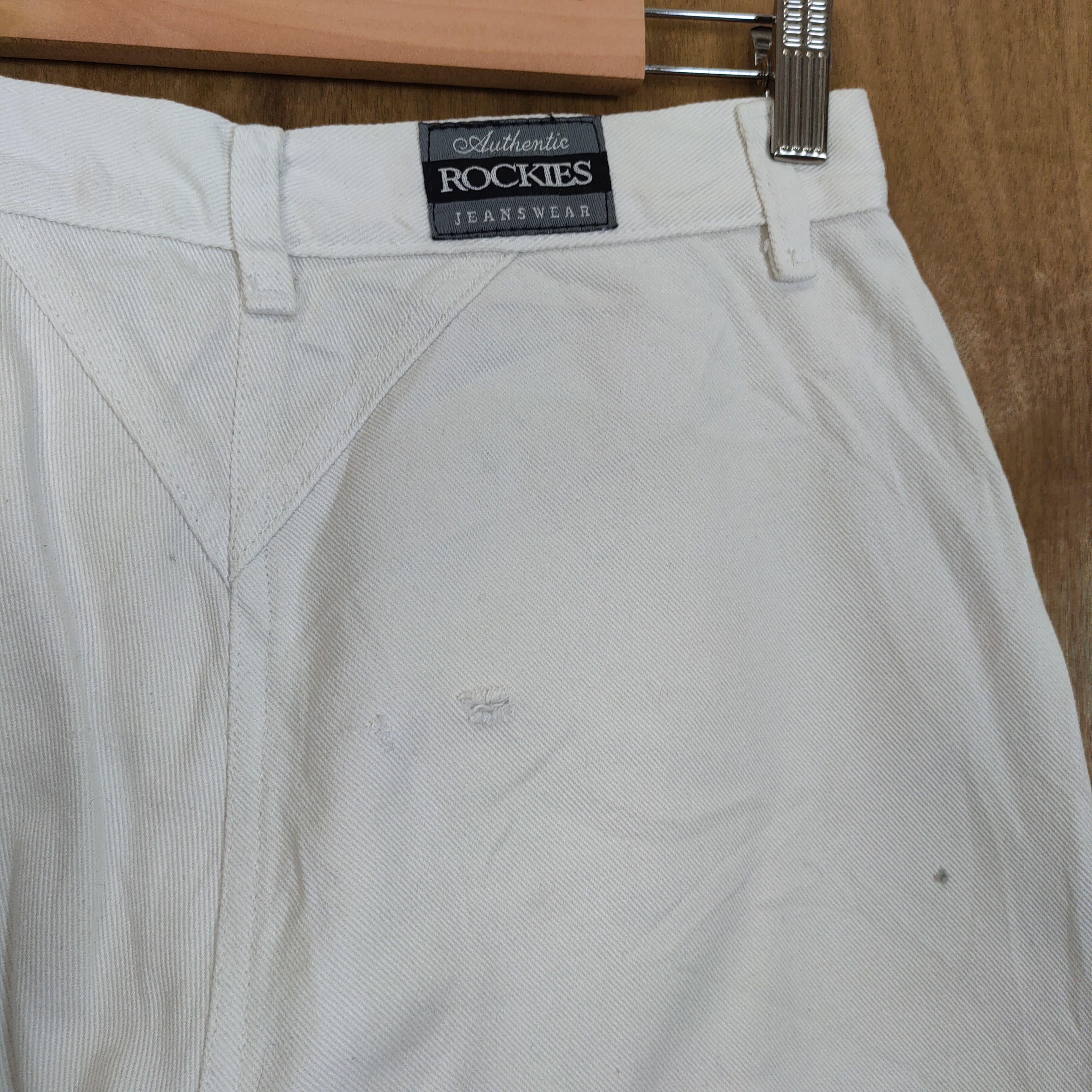 Japanese Brand ROCKIES WHITE JEANS DENIM PANTS Size US 26 / EU 42 - 12 Thumbnail