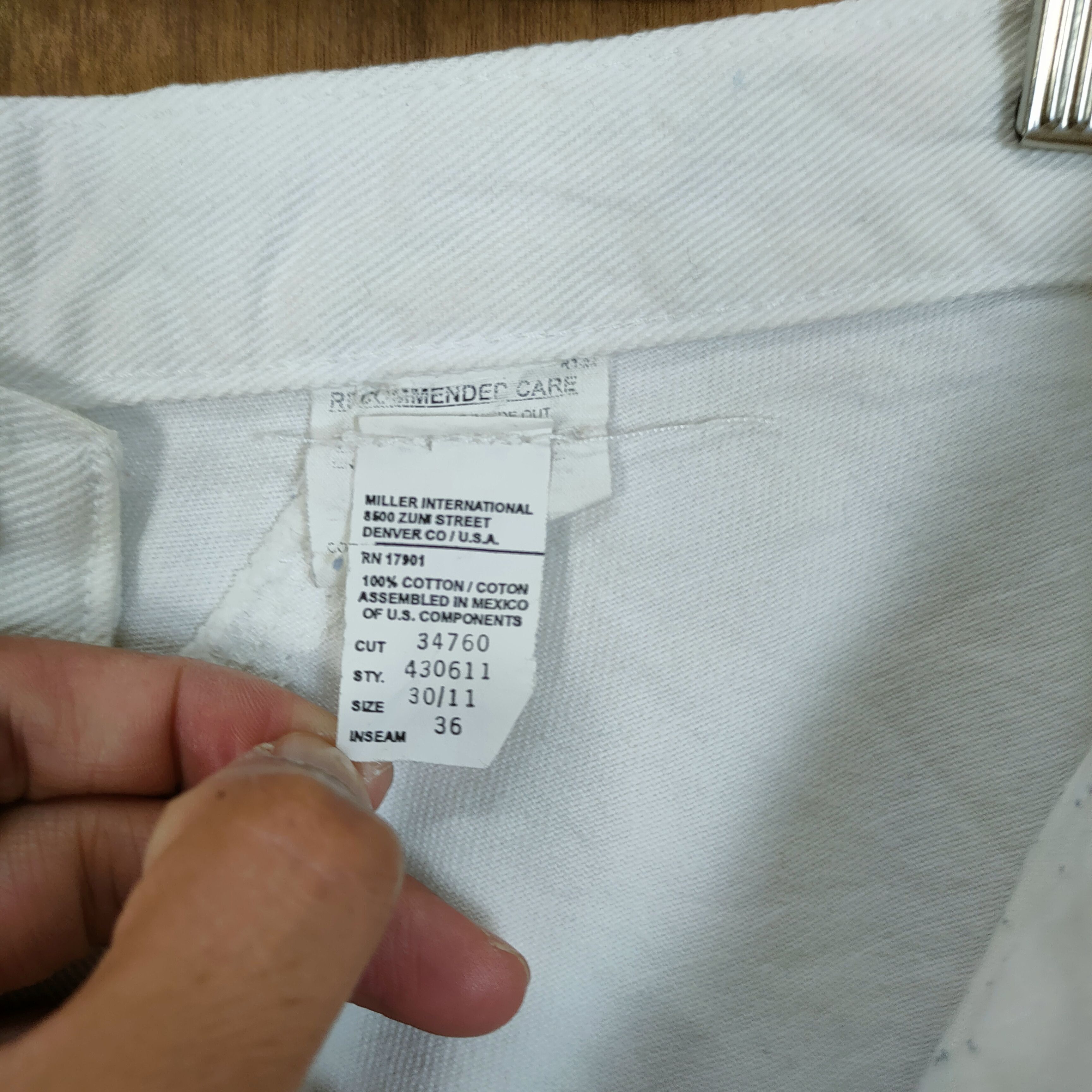 Japanese Brand ROCKIES WHITE JEANS DENIM PANTS Size US 26 / EU 42 - 13 Thumbnail