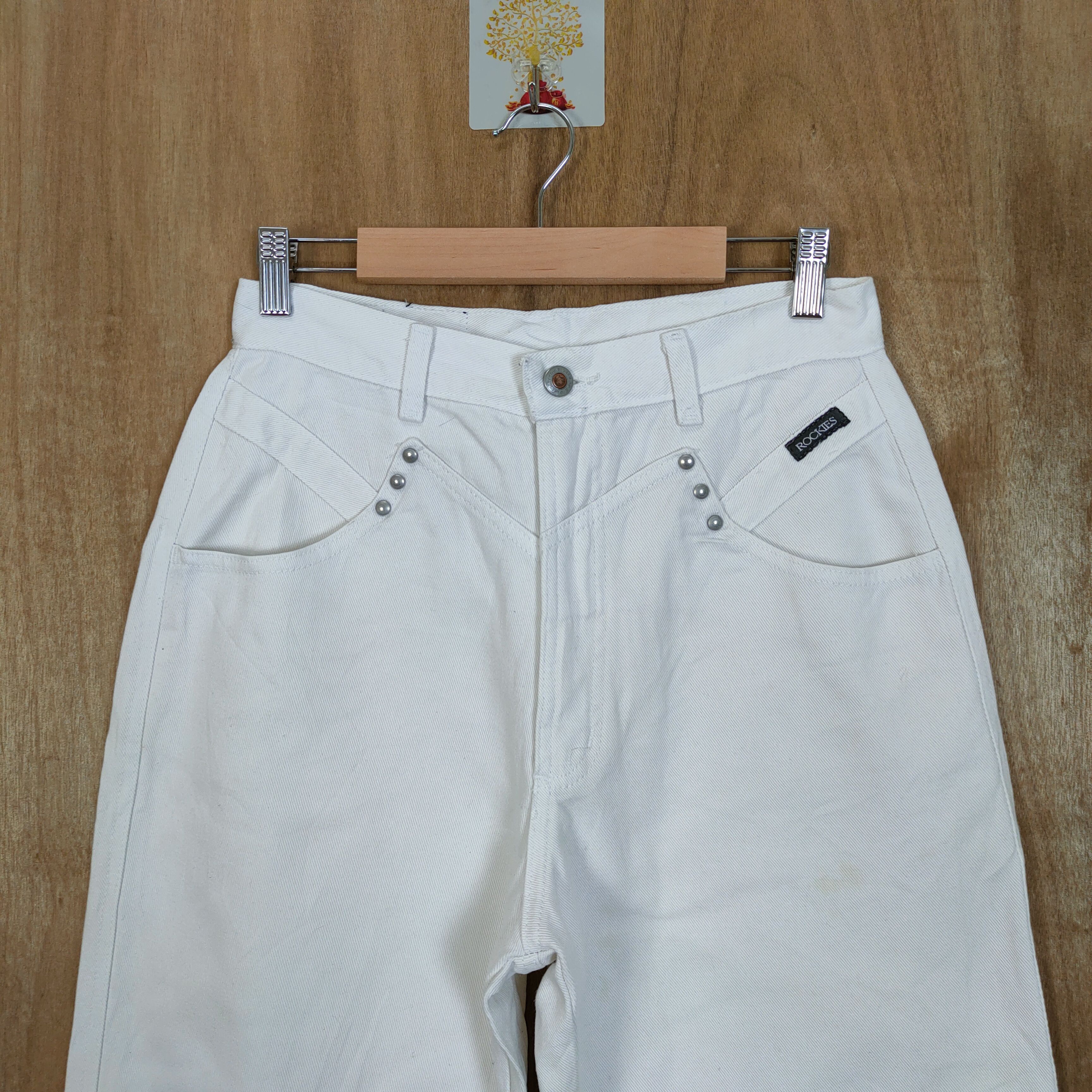 Japanese Brand ROCKIES WHITE JEANS DENIM PANTS Size US 26 / EU 42 - 2 Thumbnail