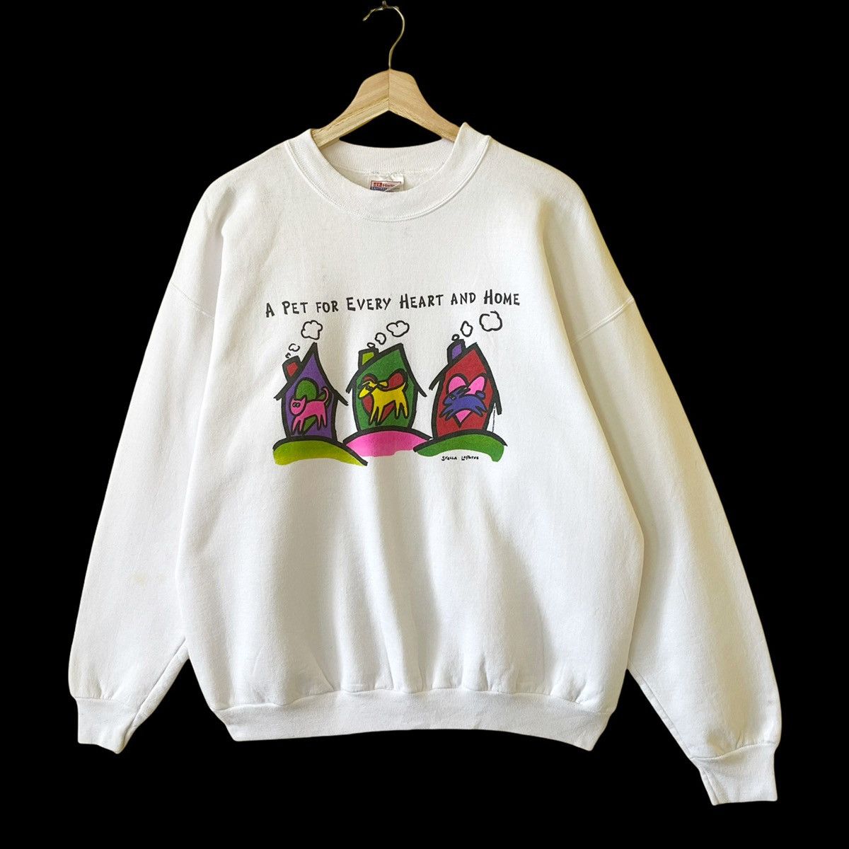 Vintage Vintage 90’s Kent Animal Shelter Crewneck Sweatshirt Size M Size US M / EU 48-50 / 2 - 3 Thumbnail