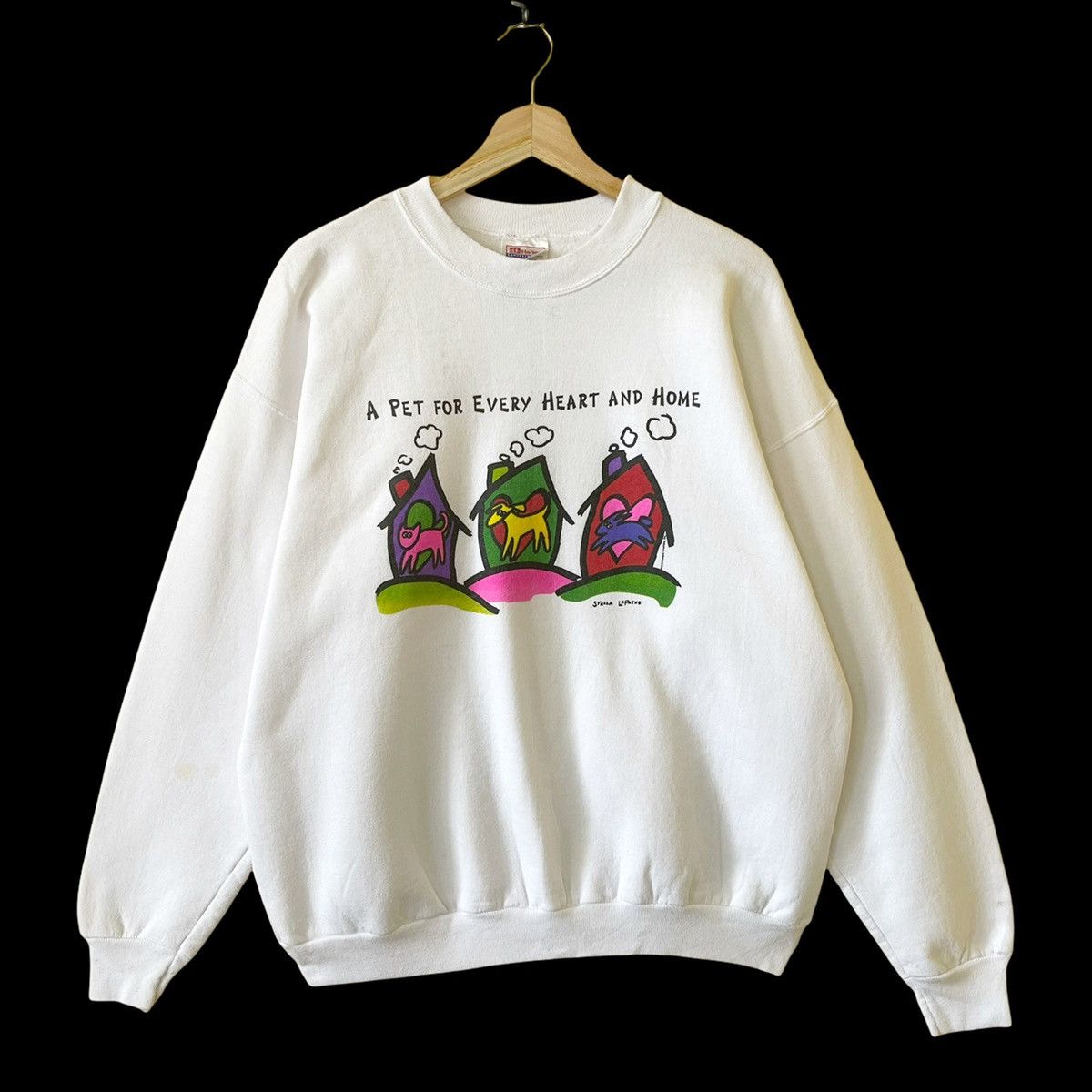 Vintage Vintage 90’s Kent Animal Shelter Crewneck Sweatshirt Size M Size US M / EU 48-50 / 2 - 1 Thumbnail
