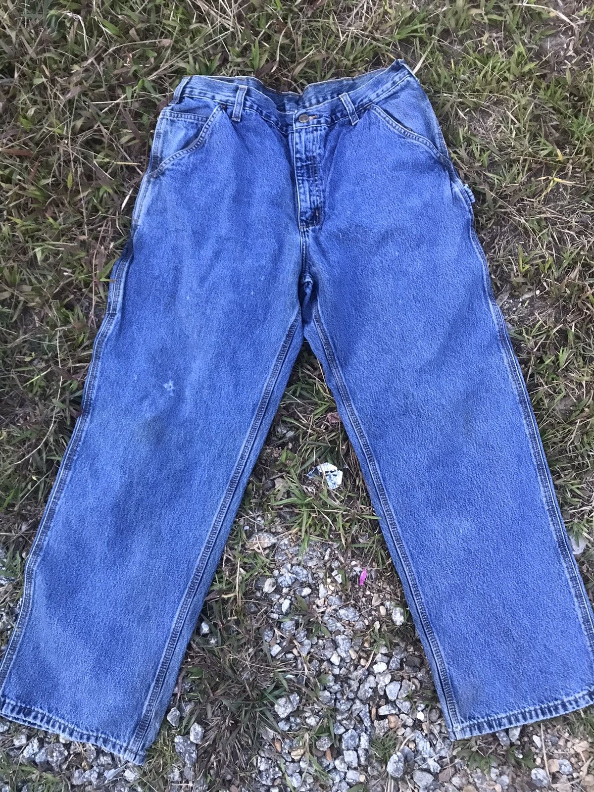 Carhartt × Vintage Vintage 90s Carhartt Carpenter Denim Jeans Size US 36 / EU 52 - 1 Thumbnail