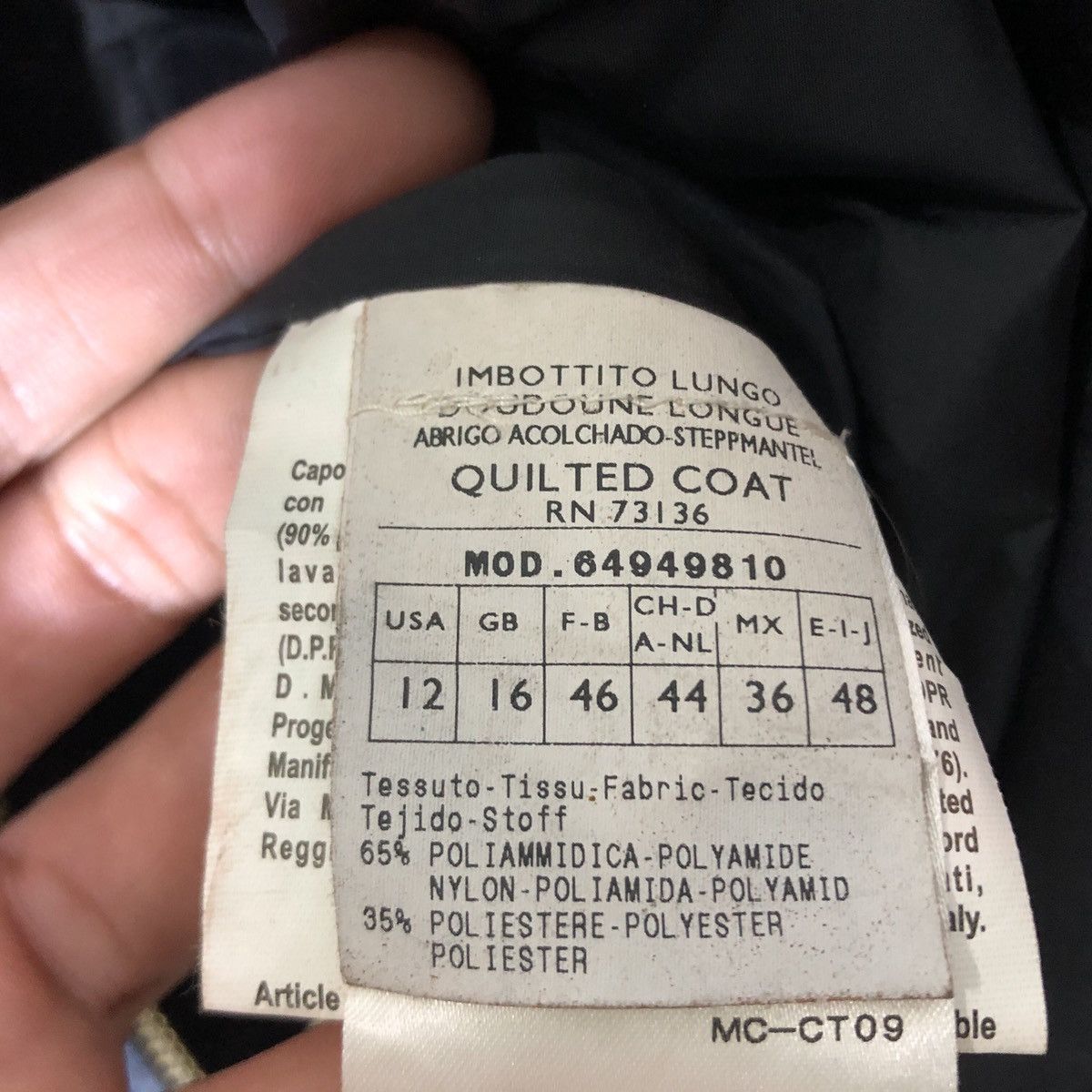 Max co puffer long winter jacket parka