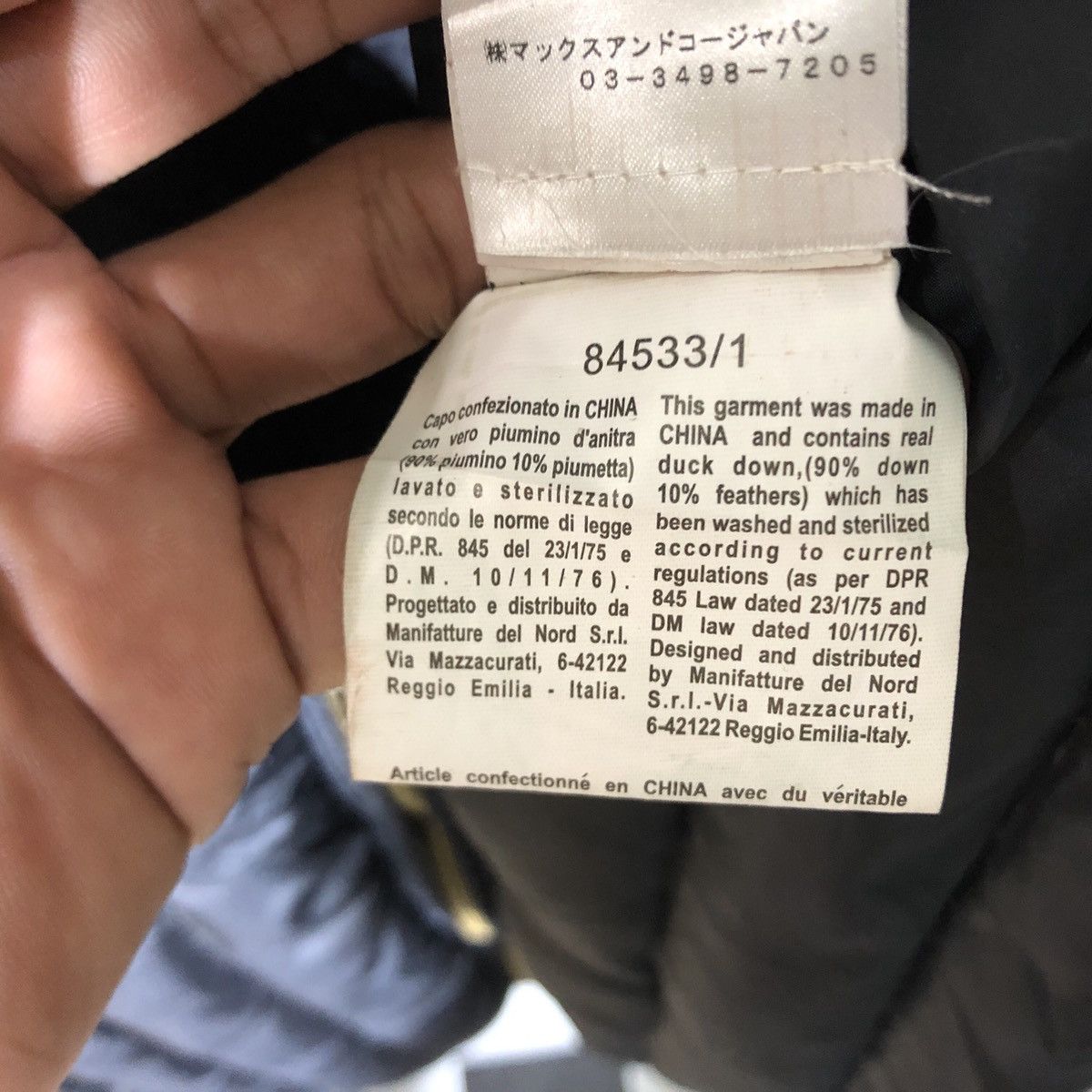 Max co puffer long winter jacket parka
