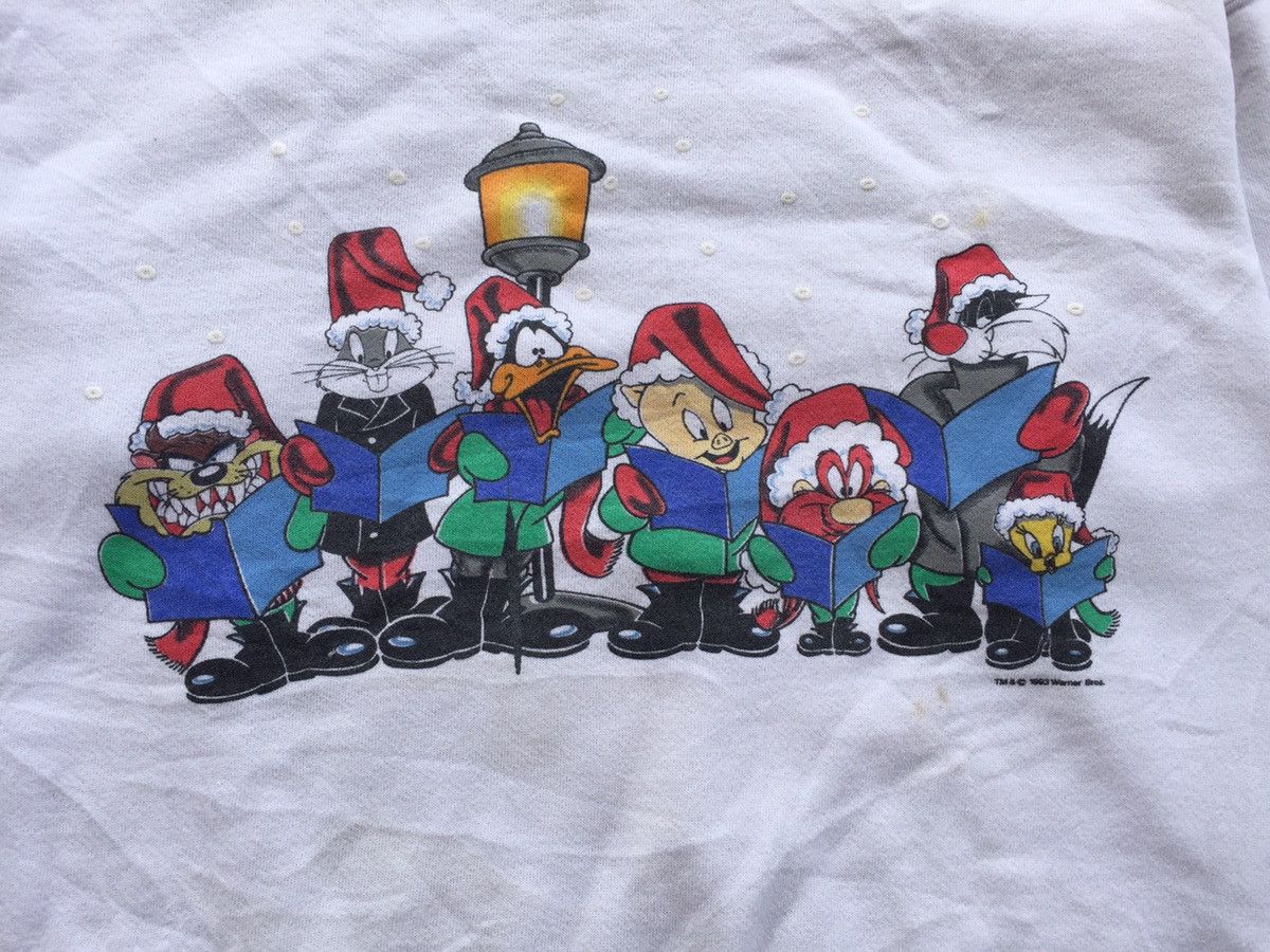 Cartoon Network × Vintage × Warner Bros Vintage 1993 Looney Tunes Crewneck Made in USA Size US XL / EU 56 / 4 - 2 Thumbnail