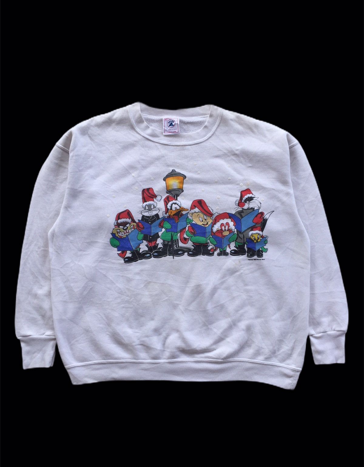 Cartoon Network × Vintage × Warner Bros Vintage 1993 Looney Tunes Crewneck Made in USA Size US XL / EU 56 / 4 - 1 Thumbnail