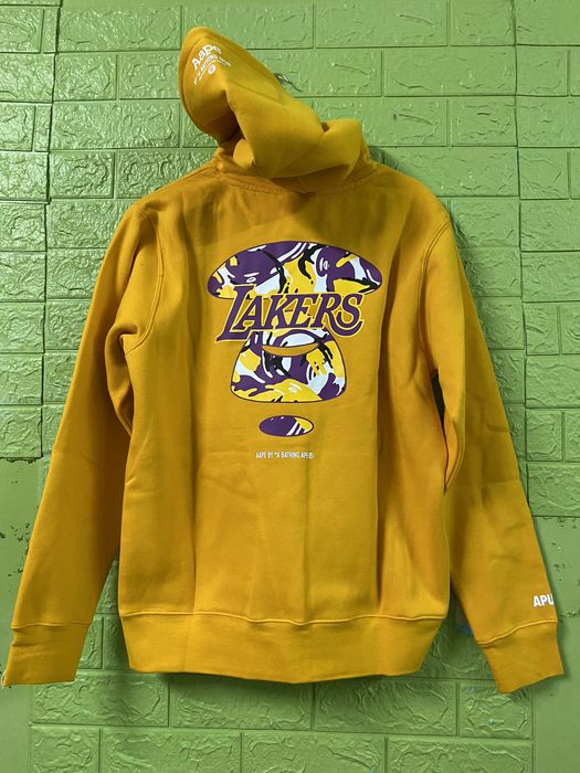 Aape discount lakers hoodie