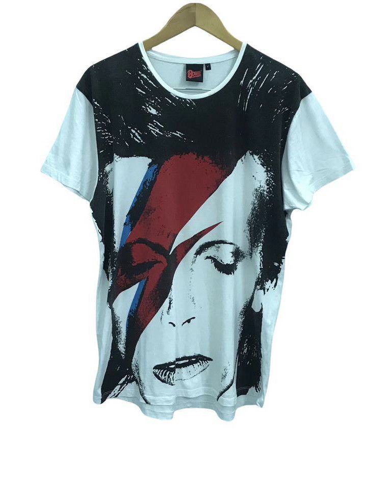 Band Tees David Bowie Overprint Band Roundneck Tshirt Size US L / EU 52-54 / 3 - 2 Thumbnail