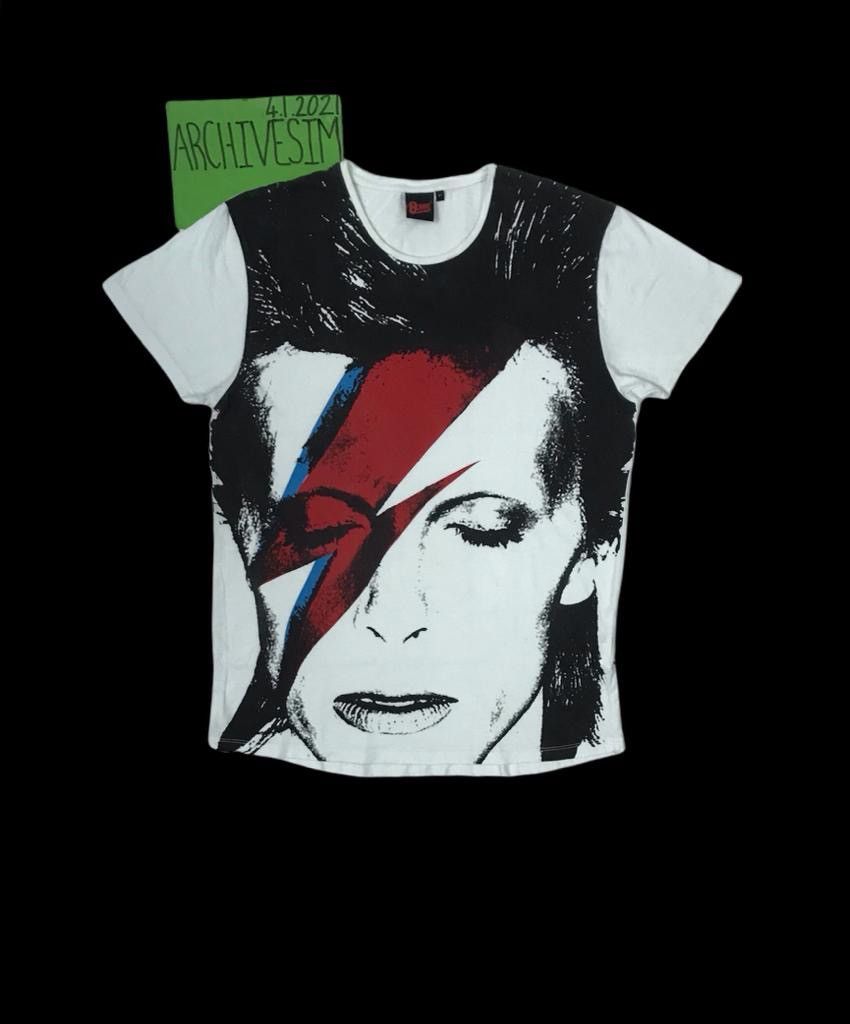 Band Tees David Bowie Overprint Band Roundneck Tshirt Size US L / EU 52-54 / 3 - 1 Thumbnail