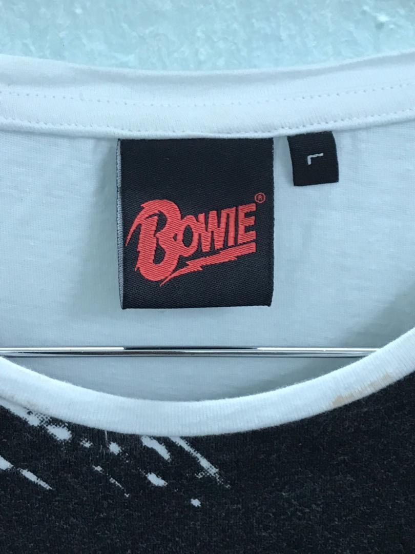 Band Tees David Bowie Overprint Band Roundneck Tshirt Size US L / EU 52-54 / 3 - 11 Thumbnail
