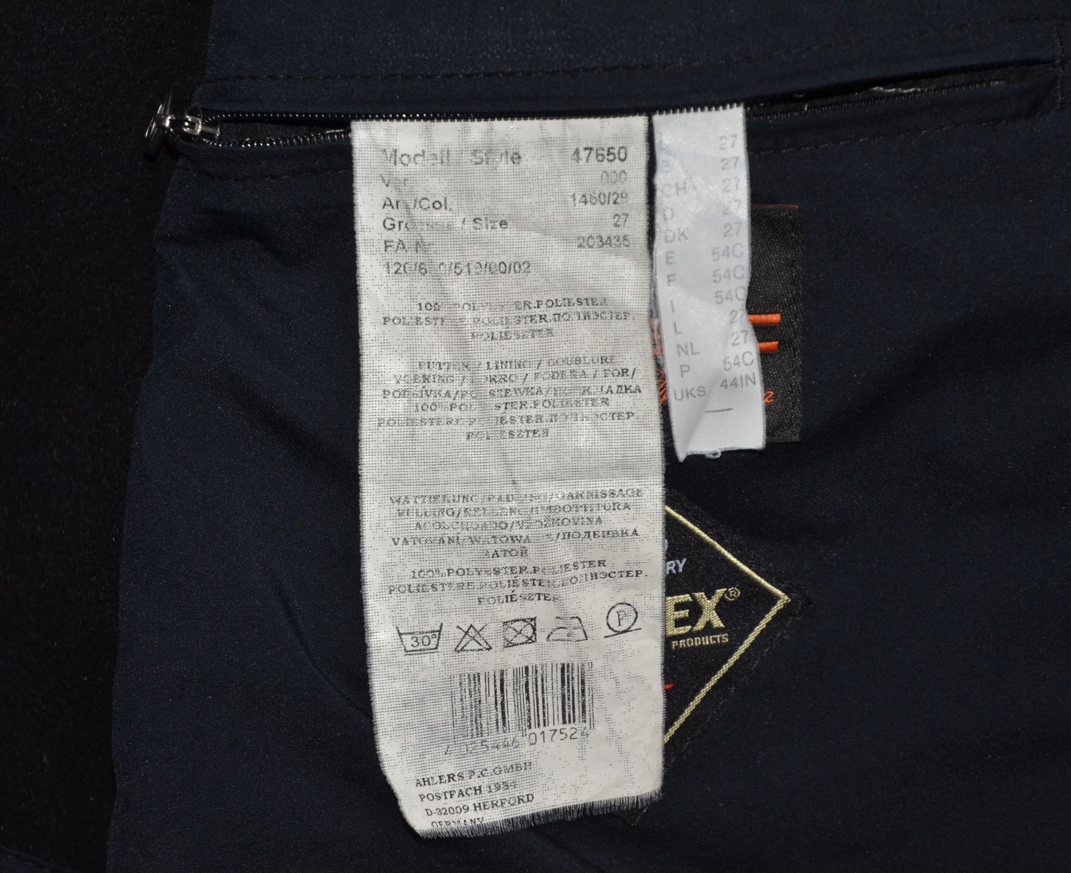 Goretex Pierre Cardin Gore-Tex Mens Jacket Navy Size 54(XL) Luxury Size US XL / EU 56 / 4 - 12 Thumbnail